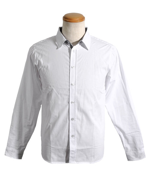 スペイド SPADE シャツ メンズ Men's 長袖 ブロード テープ チェック 無地  白シャツ ネイビー 黒 shirt シャツ シンプル プレーン きれいめ 秋 秋服 新作ト
