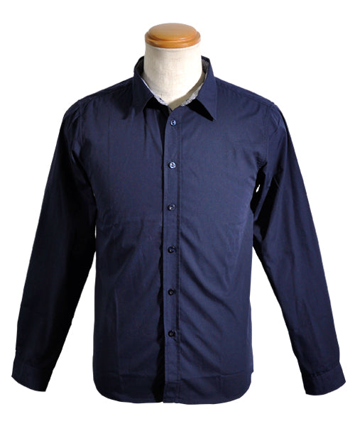 スペイド SPADE シャツ メンズ Men's 長袖 ブロード テープ チェック 無地  白シャツ ネイビー 黒 shirt シャツ シンプル プレーン きれいめ 秋 秋服 新作ト