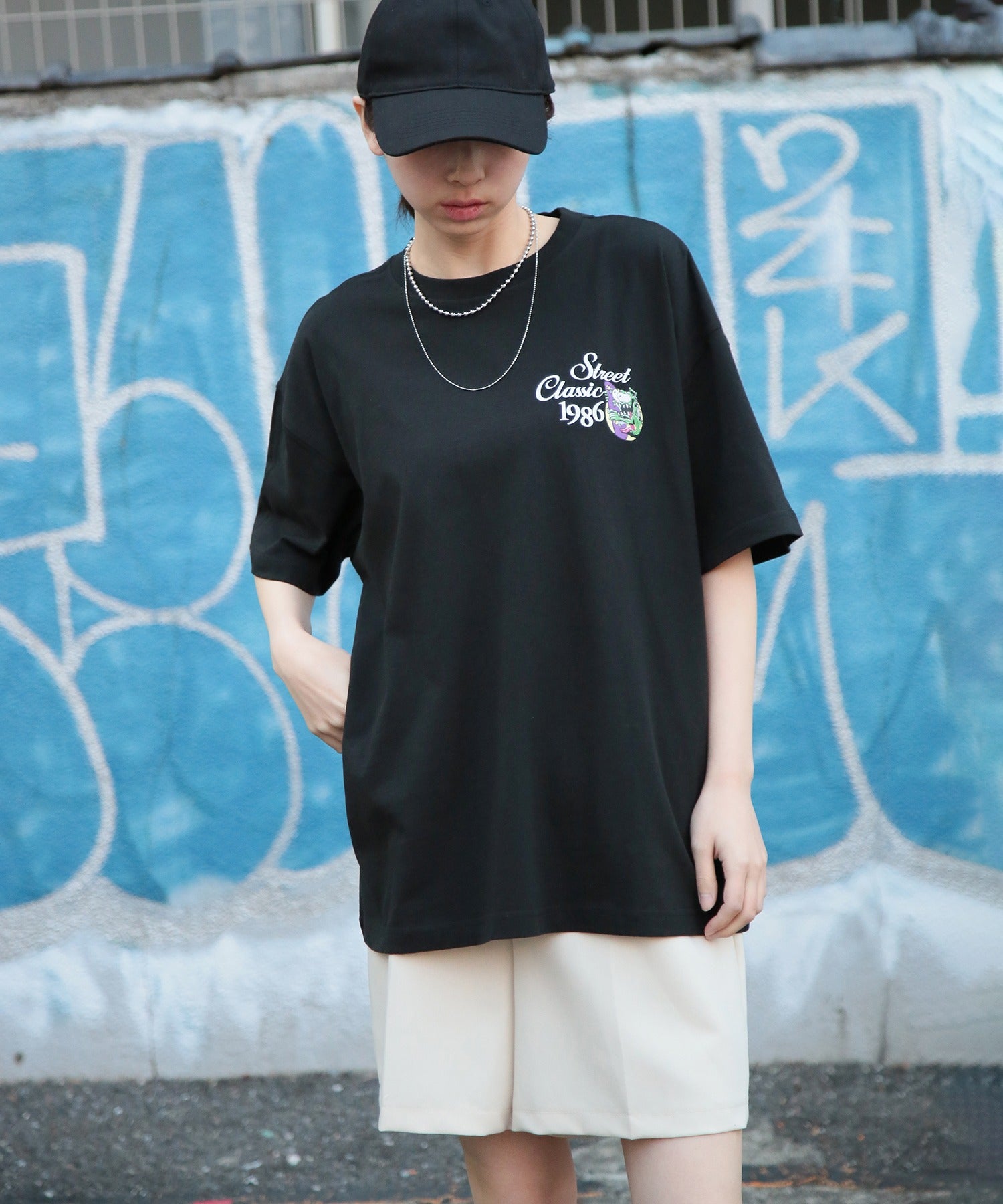 エアウォーク AIRWALK ◎SETUP7別注◎【AIRWALK/エアウォーク】ワンポイント グラフィック 刺繍 Tシャツ 半袖 クルーネック プリントT ユニセックス