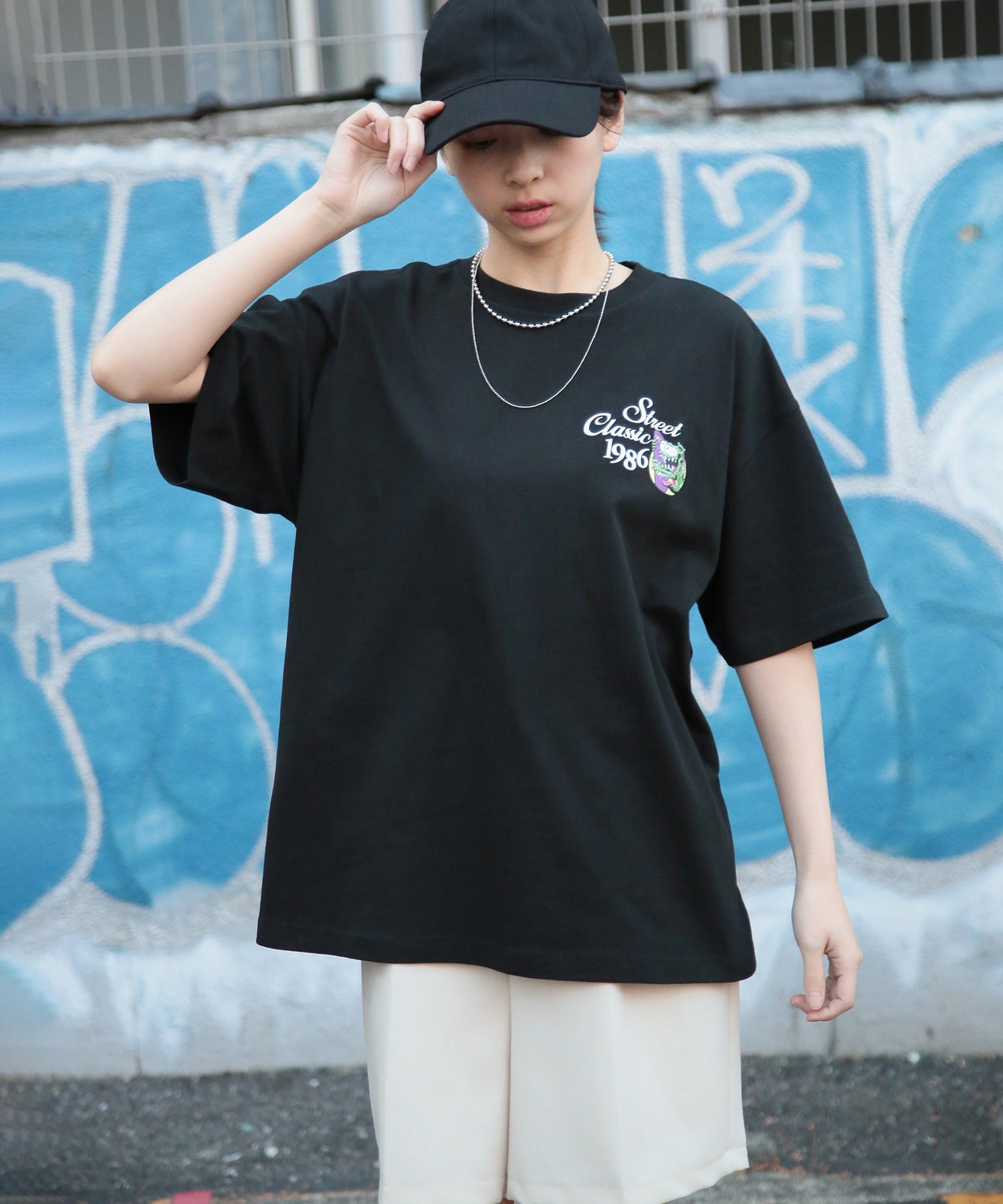 エアウォーク AIRWALK ◎SETUP7別注◎【AIRWALK/エアウォーク】ワンポイント グラフィック 刺繍 Tシャツ 半袖 クルーネック プリントT ユニセックス