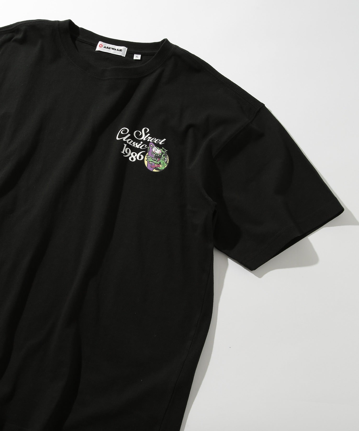 エアウォーク AIRWALK ◎SETUP7別注◎【AIRWALK/エアウォーク】ワンポイント グラフィック 刺繍 Tシャツ 半袖 クルーネック プリントT ユニセックス