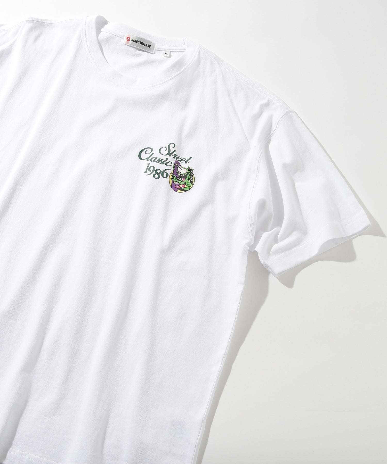 エアウォーク AIRWALK ◎SETUP7別注◎【AIRWALK/エアウォーク】ワンポイント グラフィック 刺繍 Tシャツ 半袖 クルーネック プリントT ユニセックス