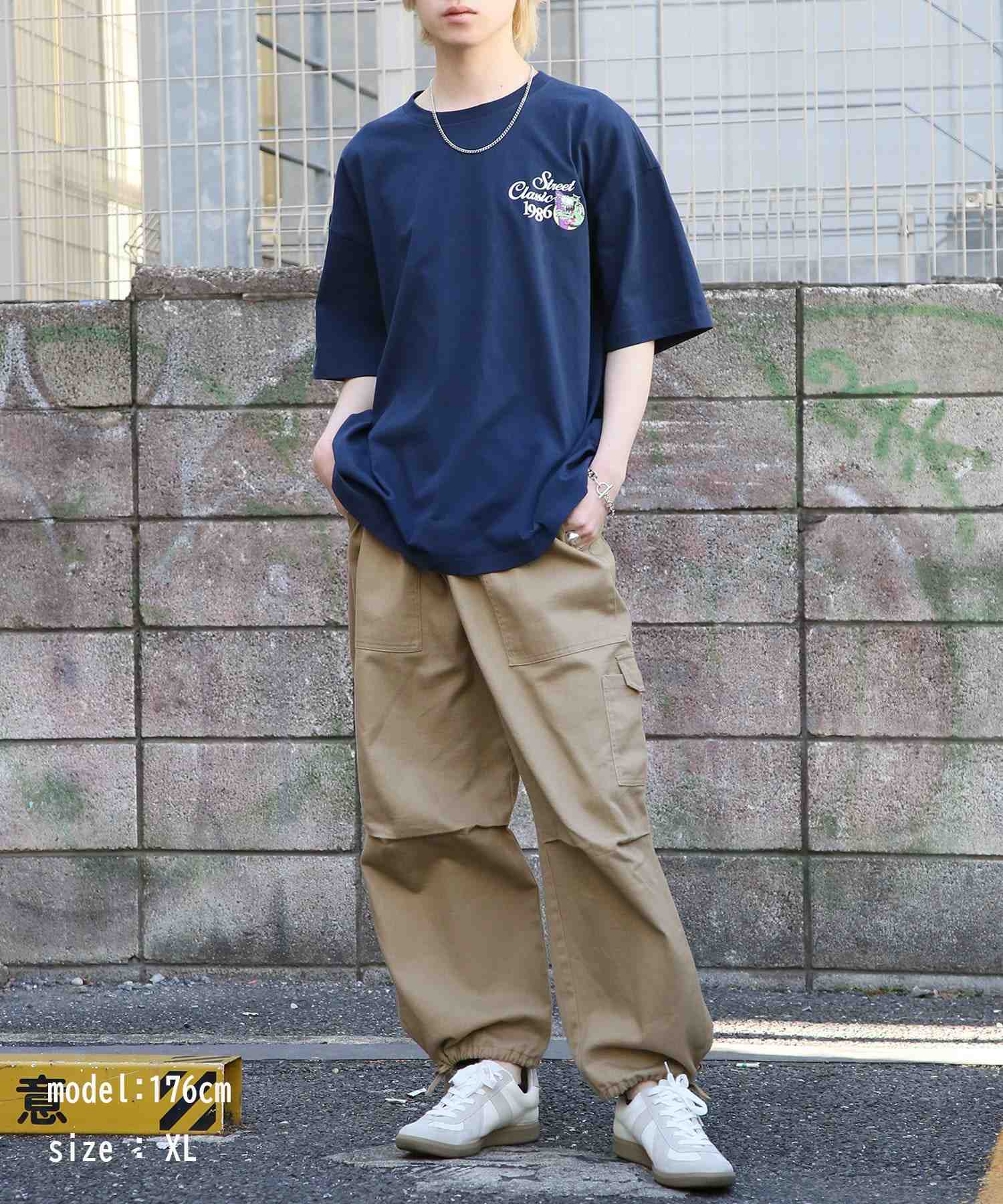 エアウォーク AIRWALK ◎SETUP7別注◎【AIRWALK/エアウォーク】ワンポイント グラフィック 刺繍 Tシャツ 半袖 クルーネック プリントT ユニセックス