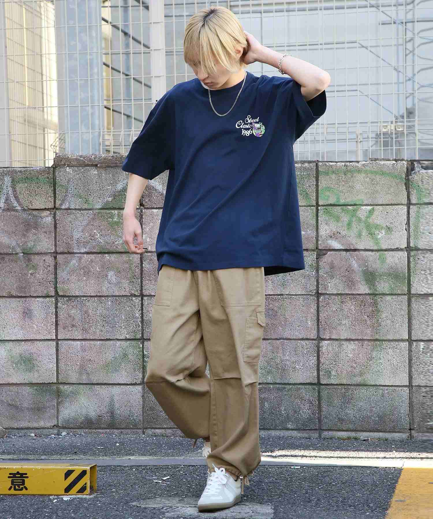 エアウォーク AIRWALK ◎SETUP7別注◎【AIRWALK/エアウォーク】ワンポイント グラフィック 刺繍 Tシャツ 半袖 クルーネック プリントT ユニセックス