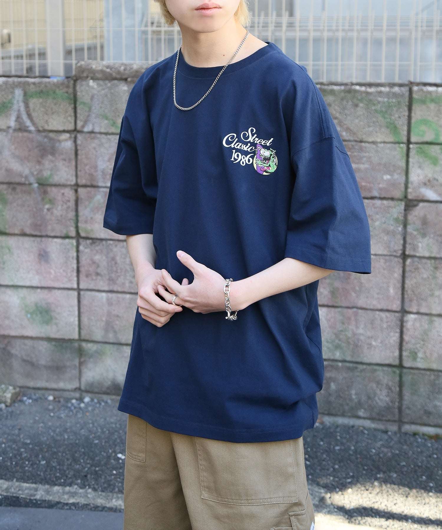 エアウォーク AIRWALK ◎SETUP7別注◎【AIRWALK/エアウォーク】ワンポイント グラフィック 刺繍 Tシャツ 半袖 クルーネック プリントT ユニセックス