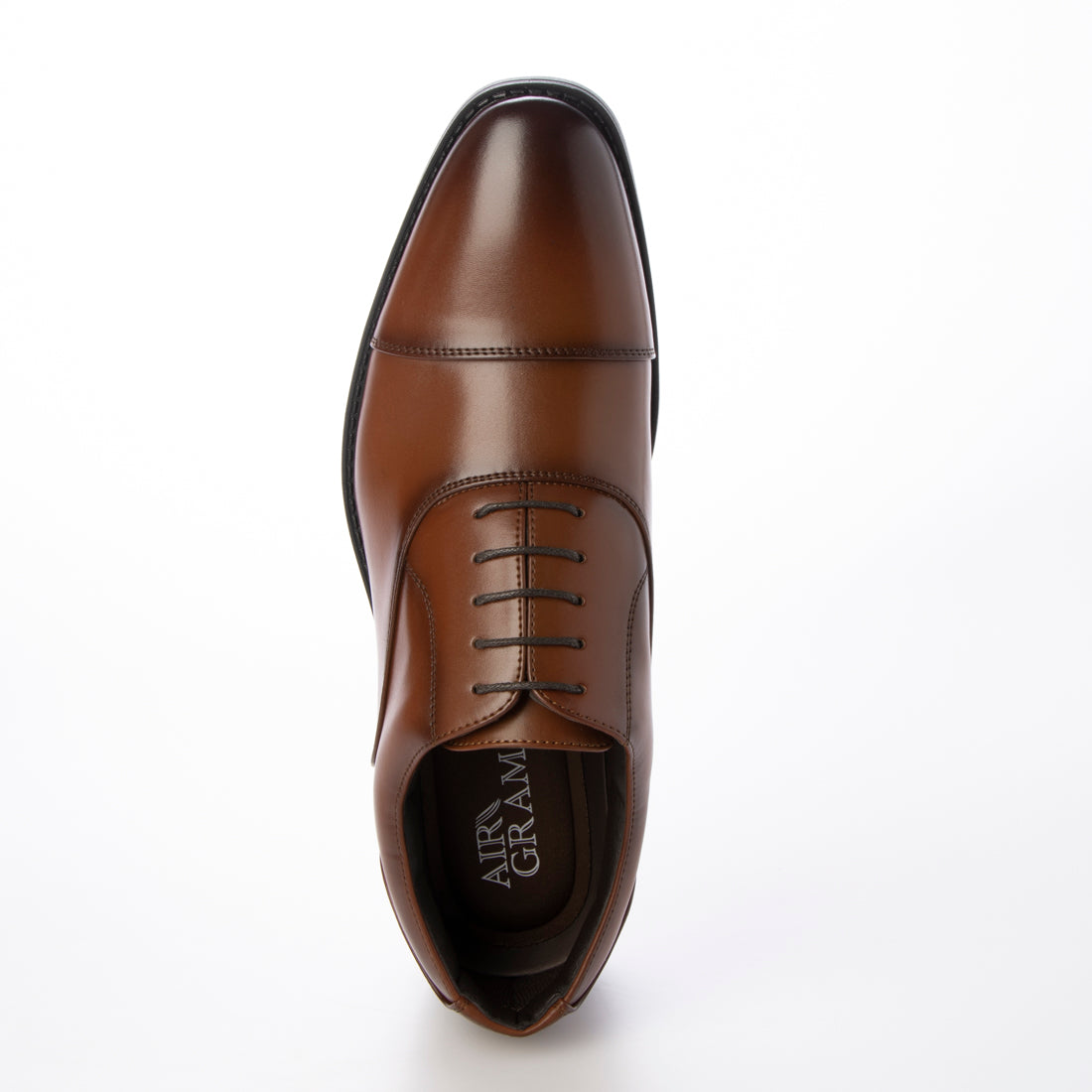 エアグラム AIR GRAM【レイン対応/軽量】メンズ軽量ストレートチップビジネスシューズ （BROWN） BROWN