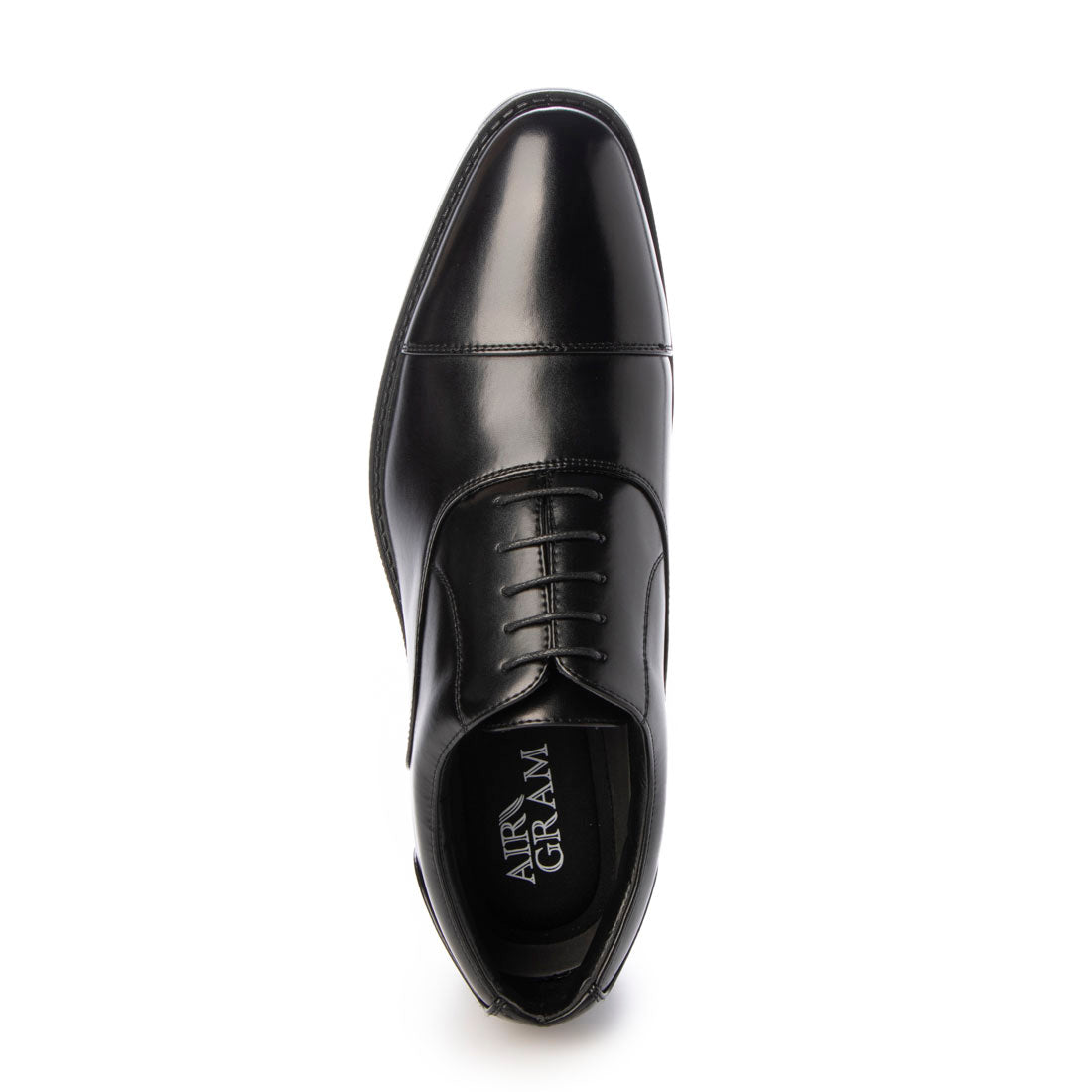 AIR GRAM Men's lightweight straight tip business shoes