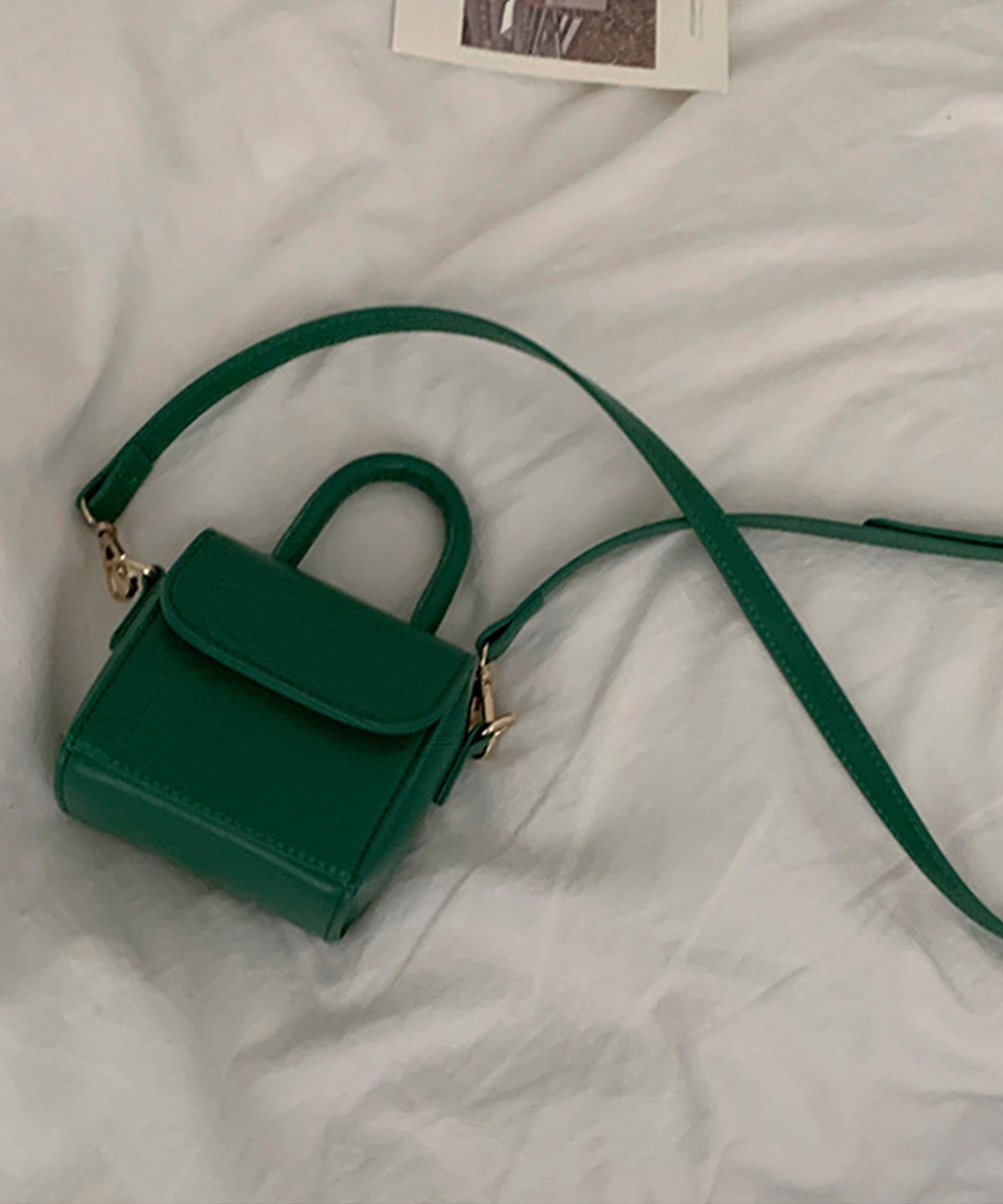 aimoha Korean-style faux leather mini shoulder bag