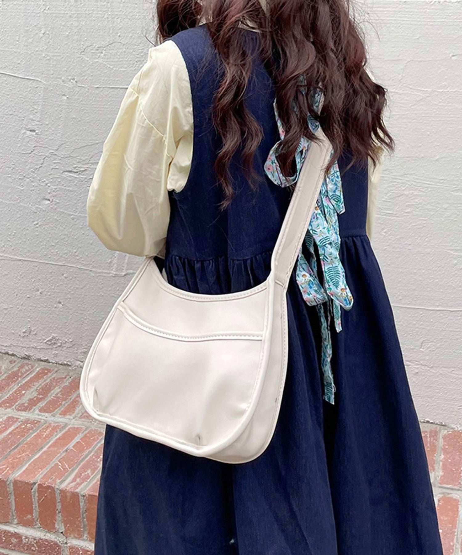 アイモハ aimoha 韓国風シンプルショルダーバッグ