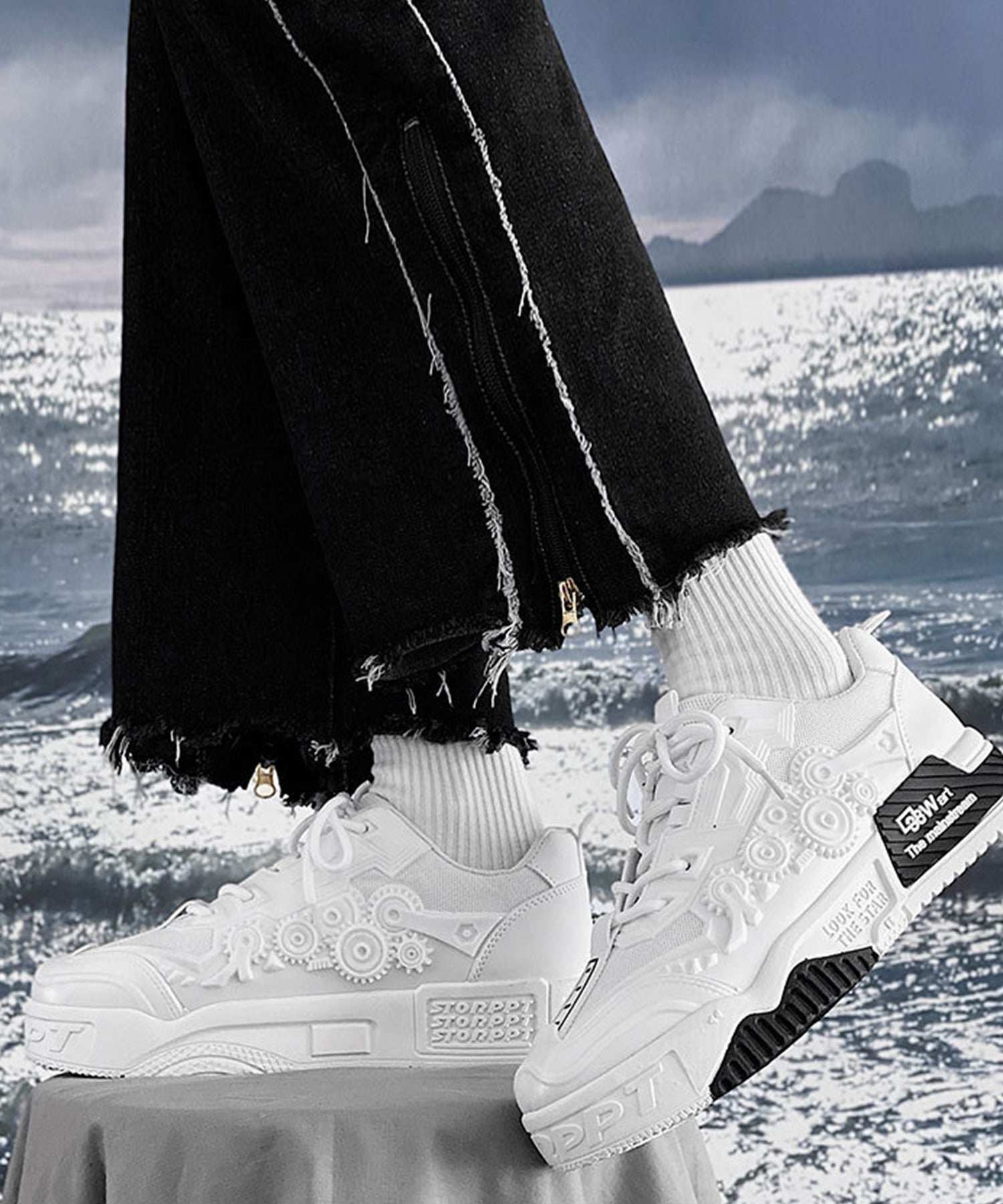 aimoha Deformed Low-Cut Thick-Soled Shoes
