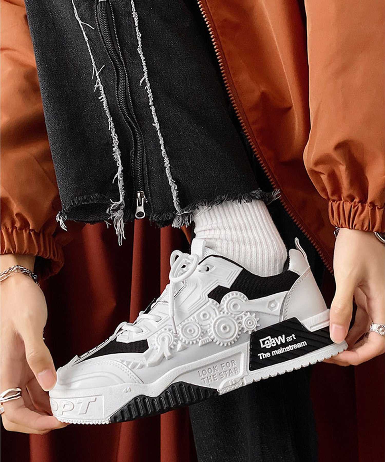 aimoha Deformed Low-Cut Thick-Soled Shoes