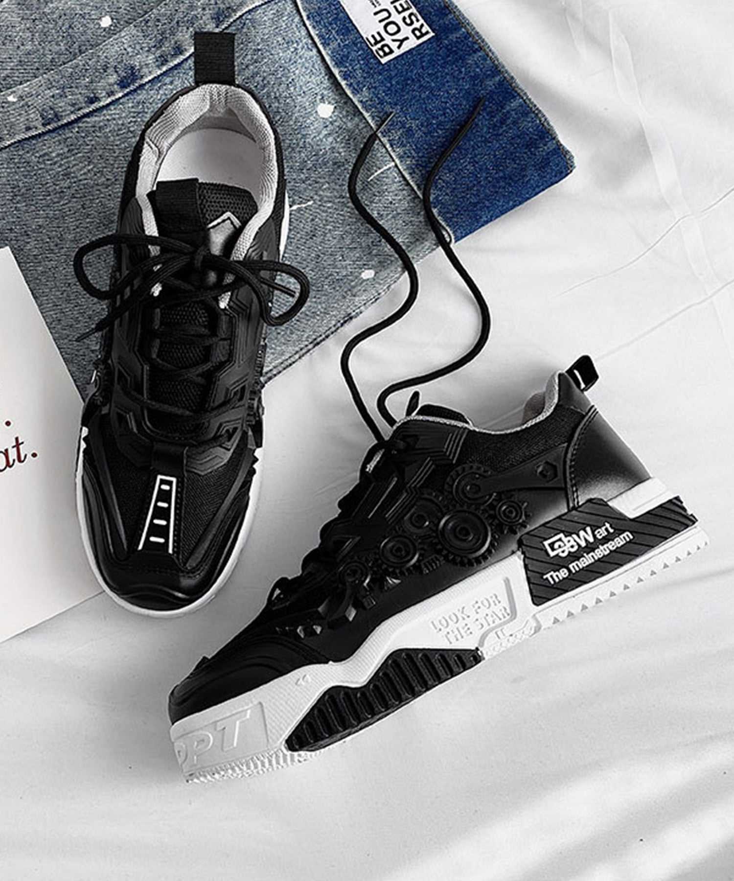 aimoha Deformed Low-Cut Thick-Soled Shoes