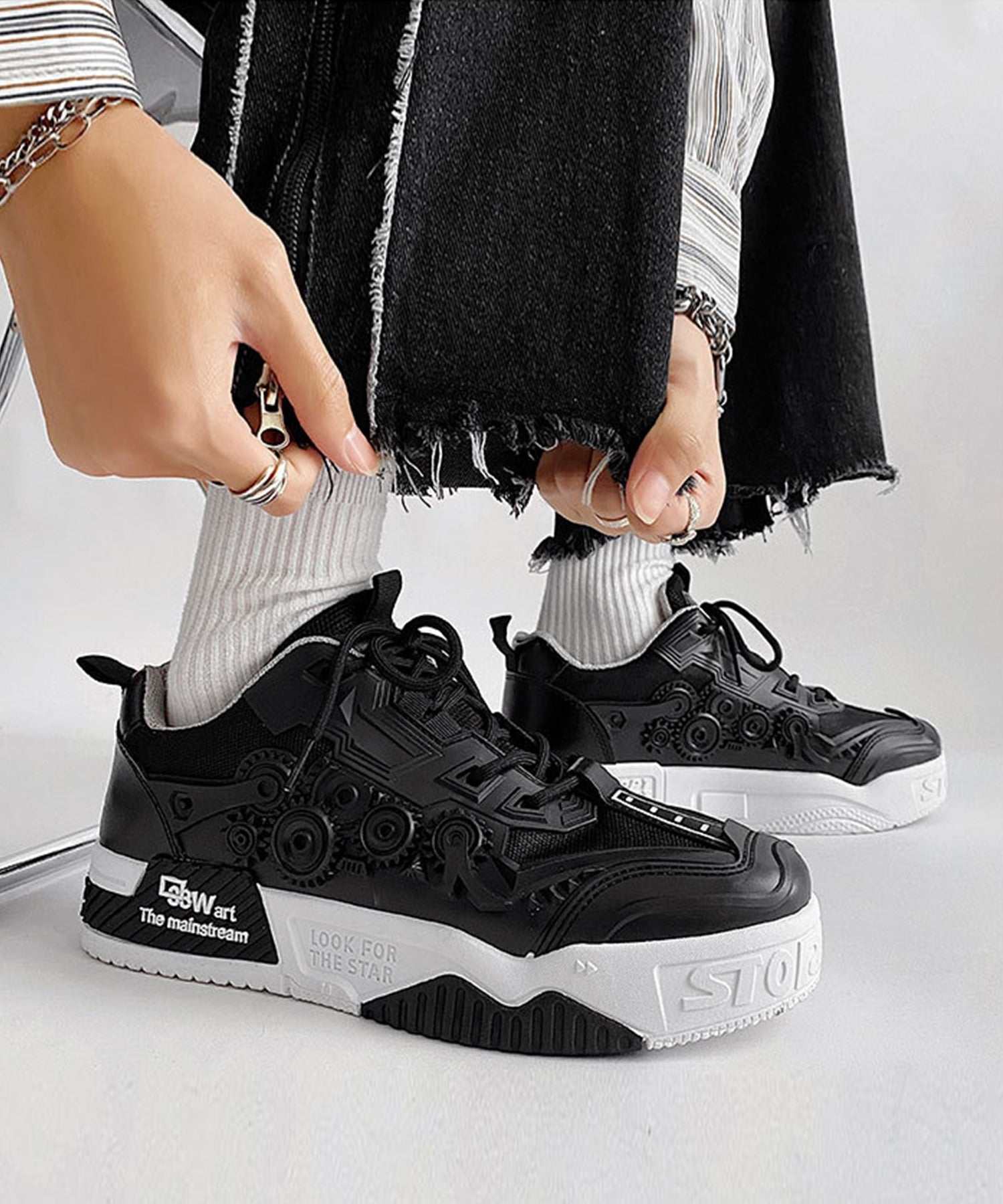 aimoha Deformed Low-Cut Thick-Soled Shoes