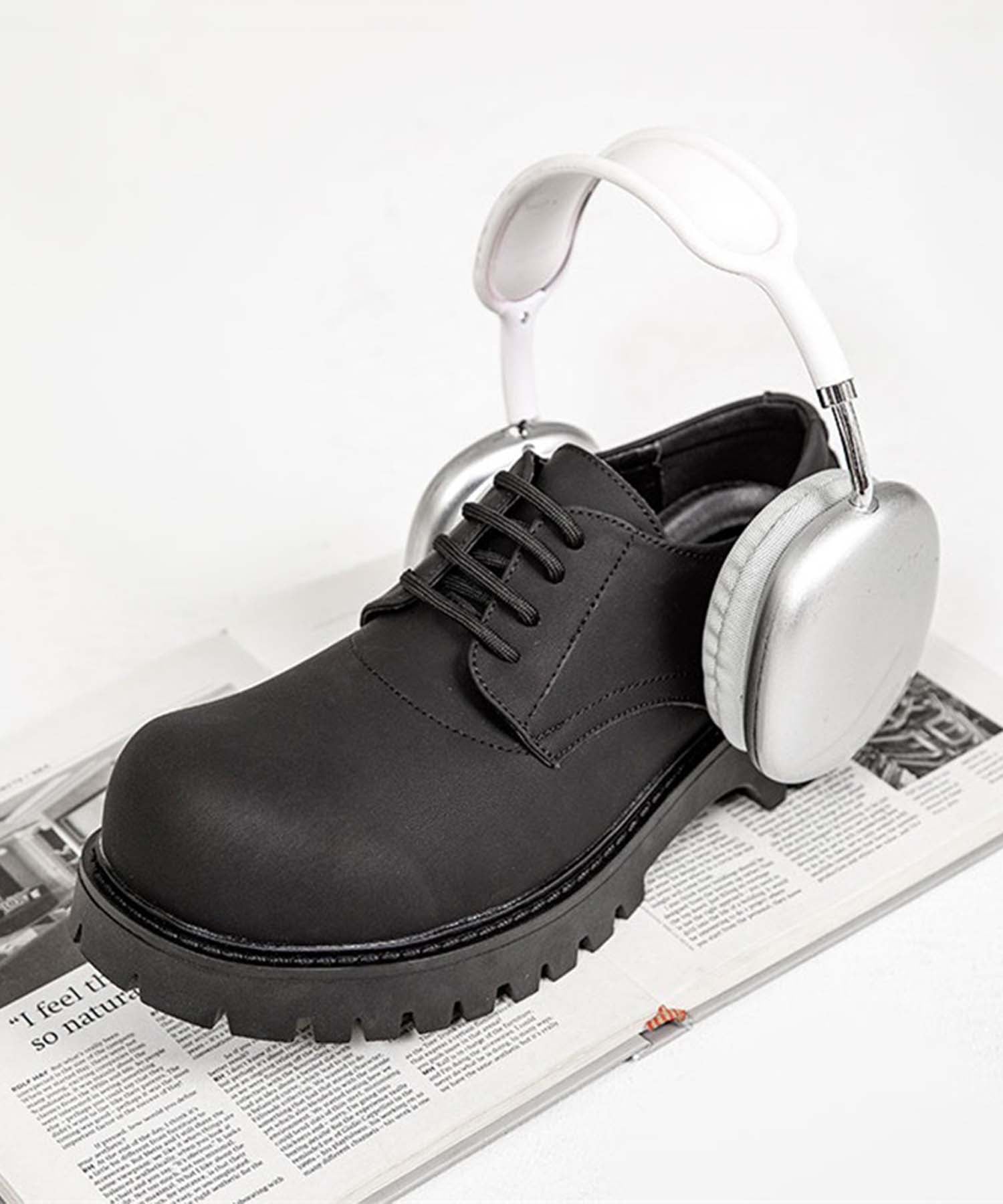 アイモハ aimoha [2025SS SHOES 365 NEW]メンズクラシックブラックオックスフォードシューズ （ブラック） ブラック