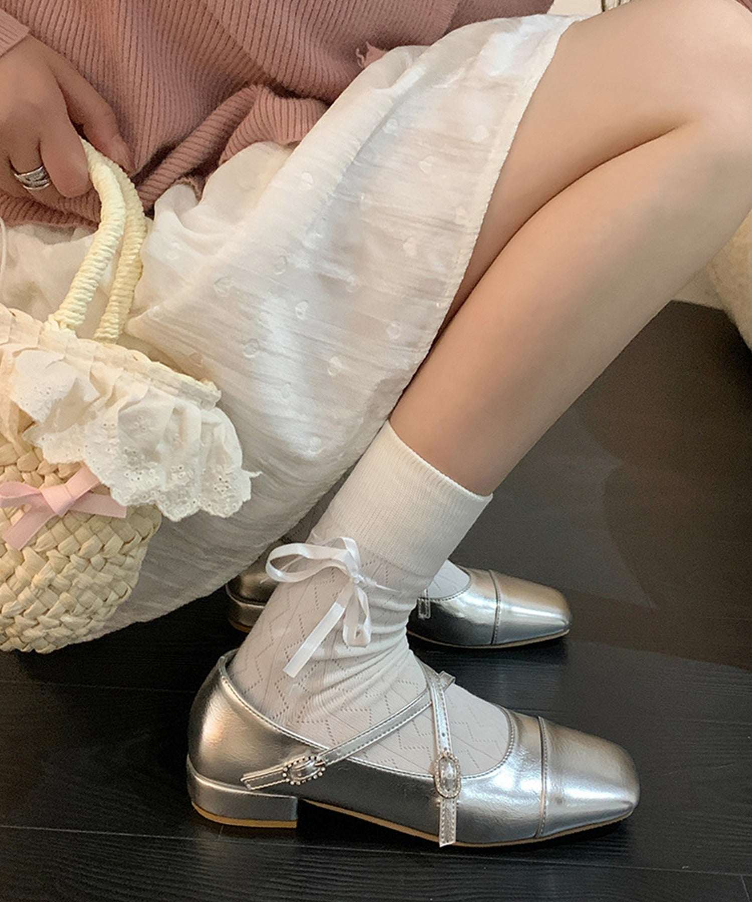 アイモハ aimoha 【shoes365】ダブルバックルパンプス