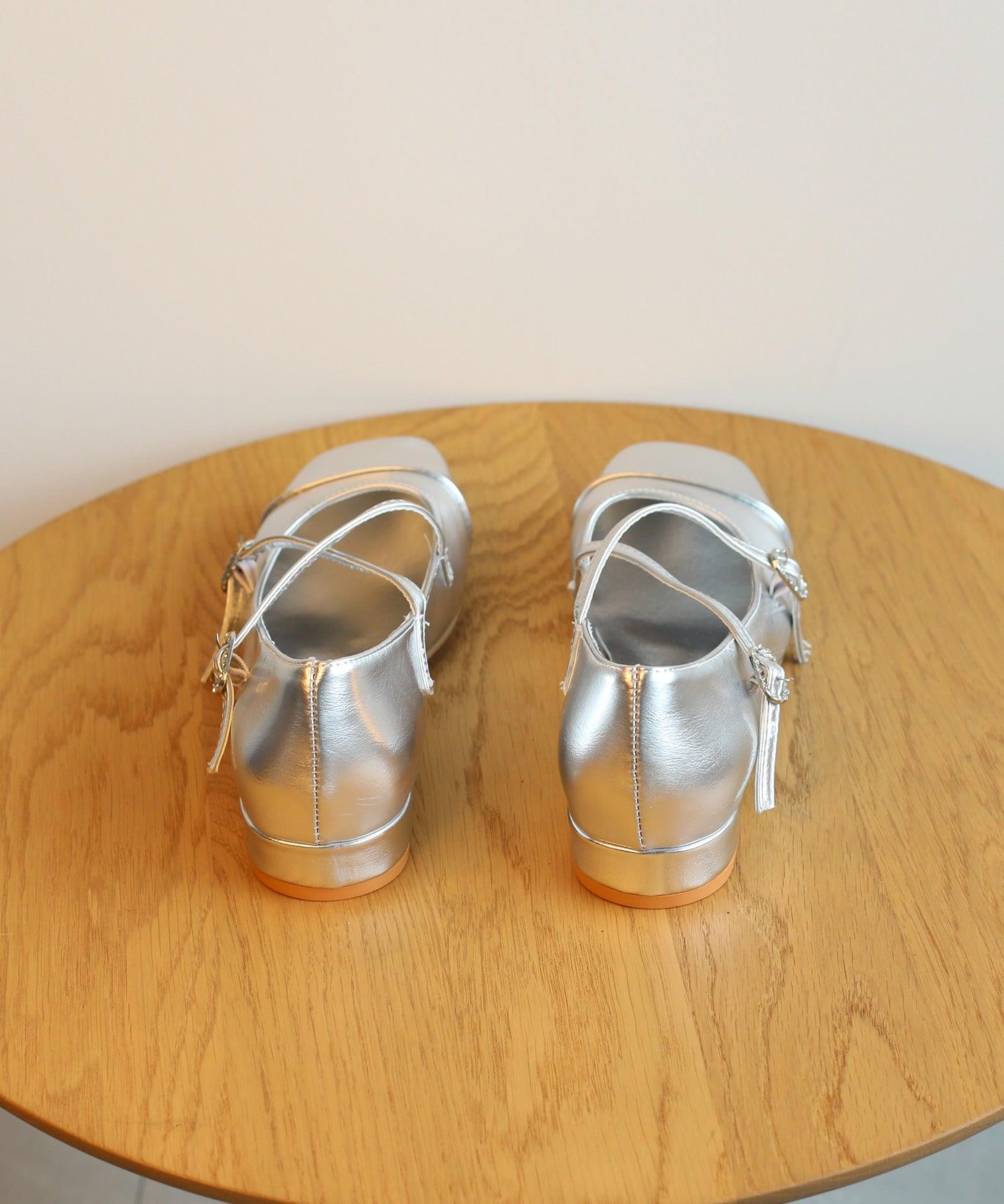 アイモハ aimoha 【shoes365】ダブルバックルパンプス