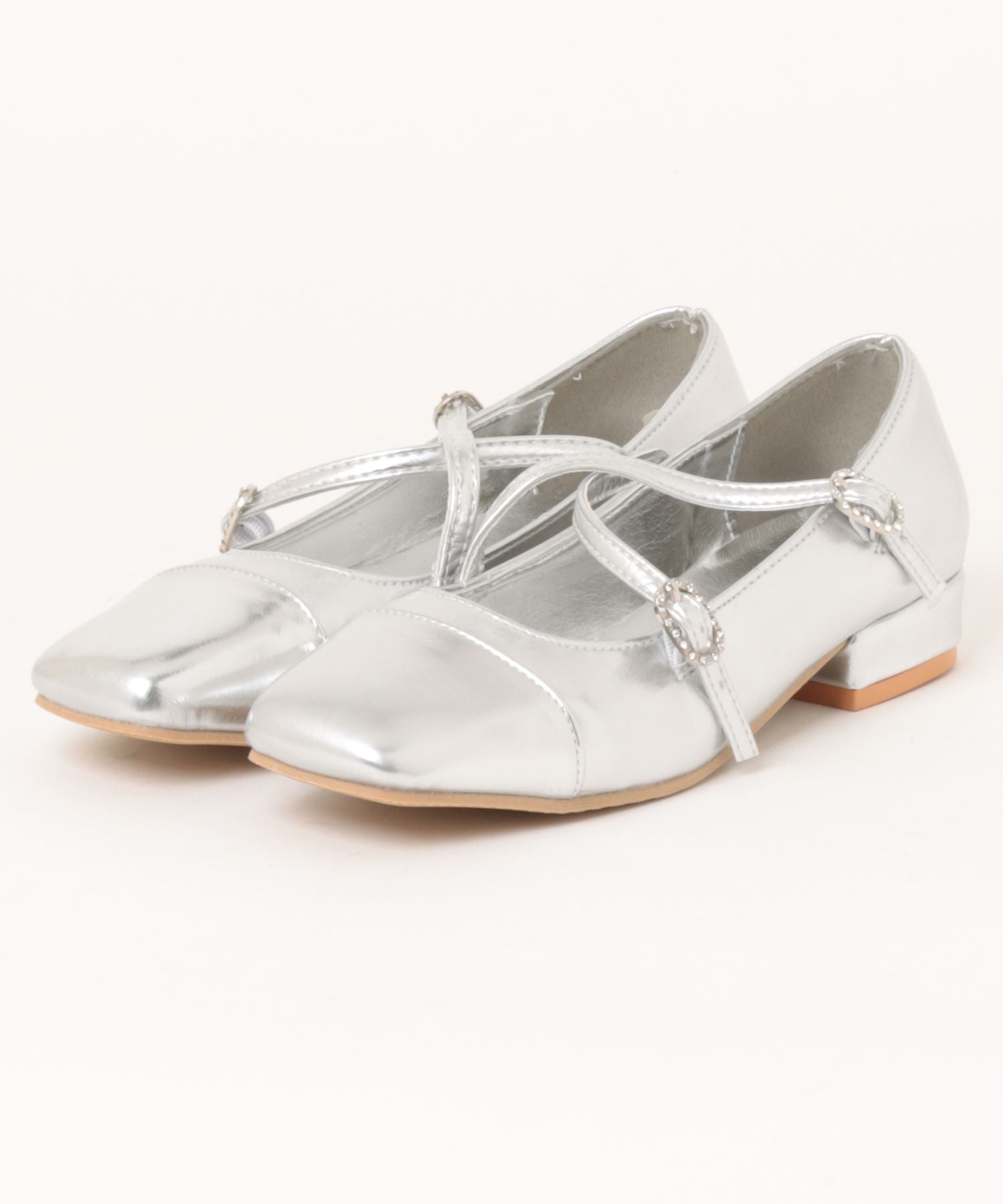アイモハ aimoha 【shoes365】ダブルバックルパンプス