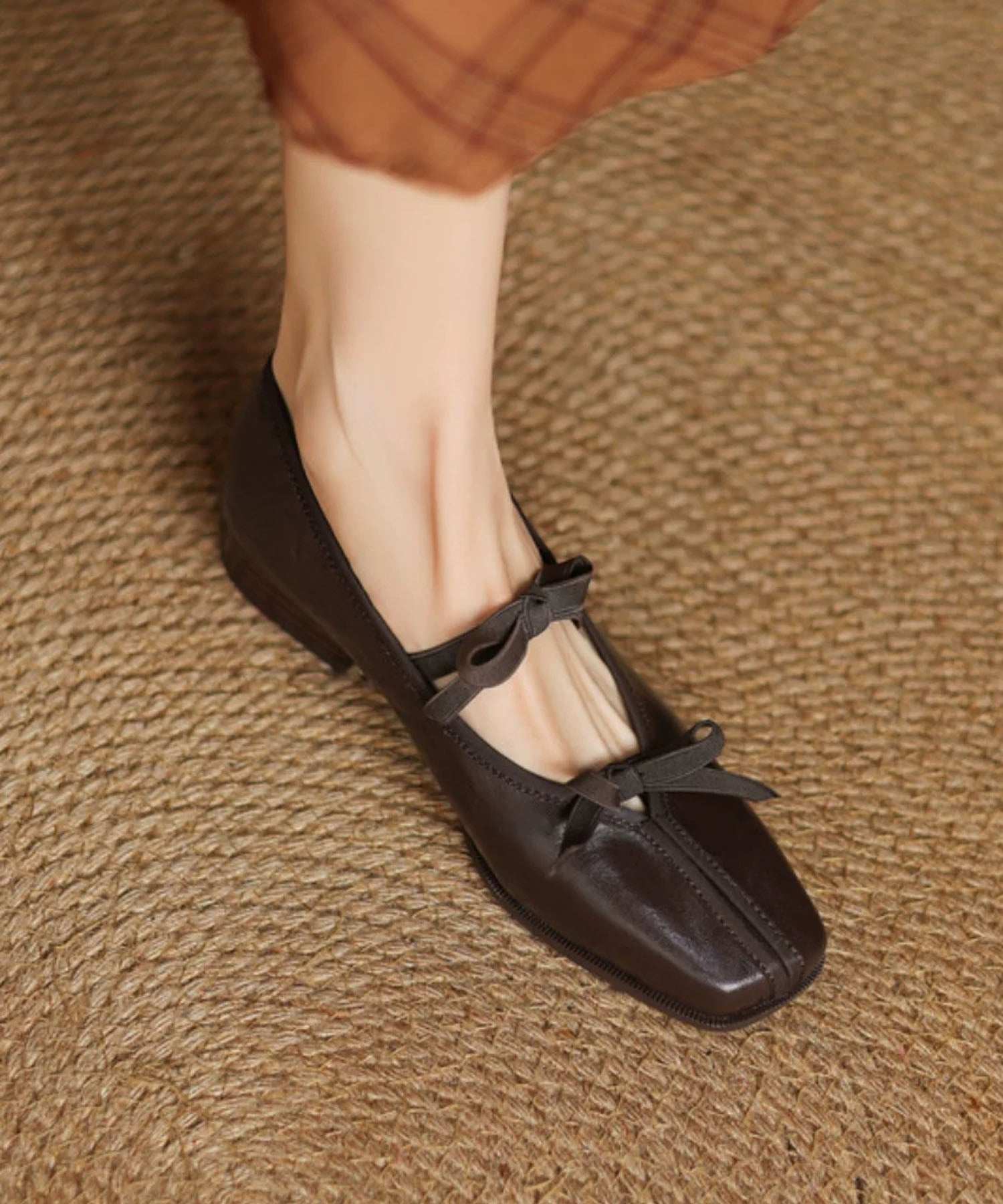 アイモハ aimoha 【SHOES 365】ソフトスクエアトゥパンプス （ブラウン） ブラウン