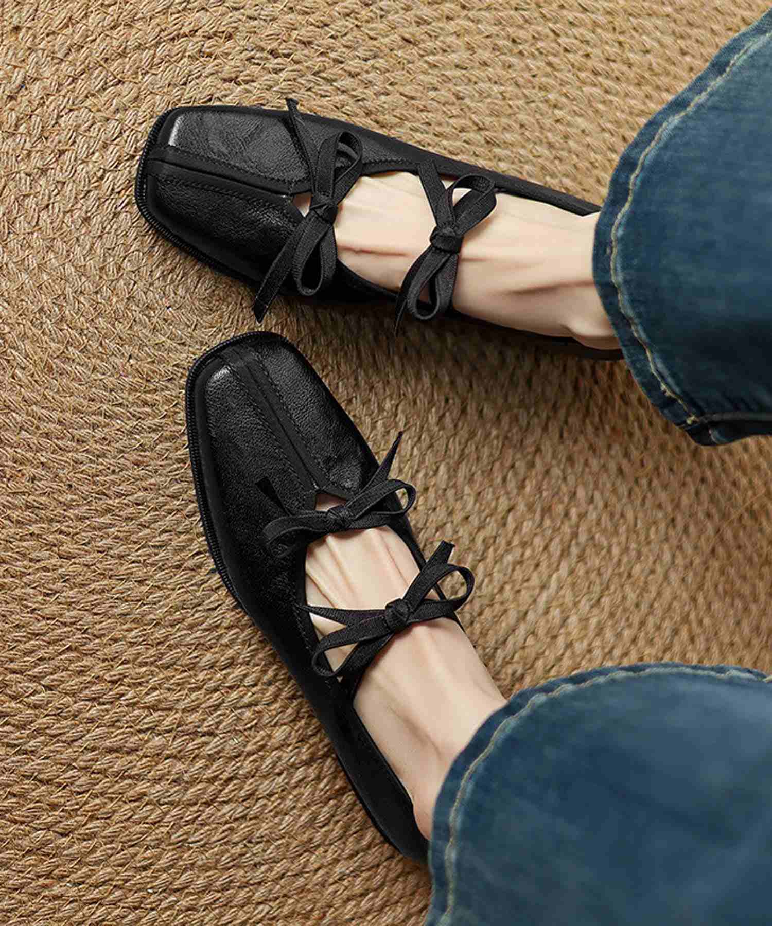 アイモハ aimoha 【SHOES 365】ソフトスクエアトゥパンプス （ブラック） ブラック