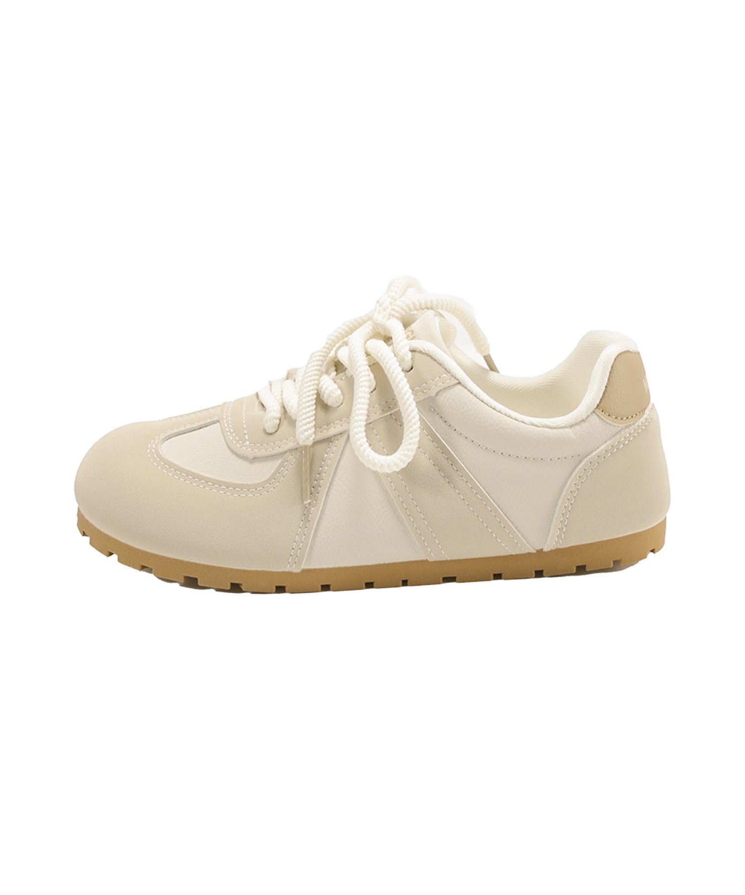 アイモハ aimoha 【SHOES 365】薄底スニーカー フラットシューズ （ベージュ） ベージュ