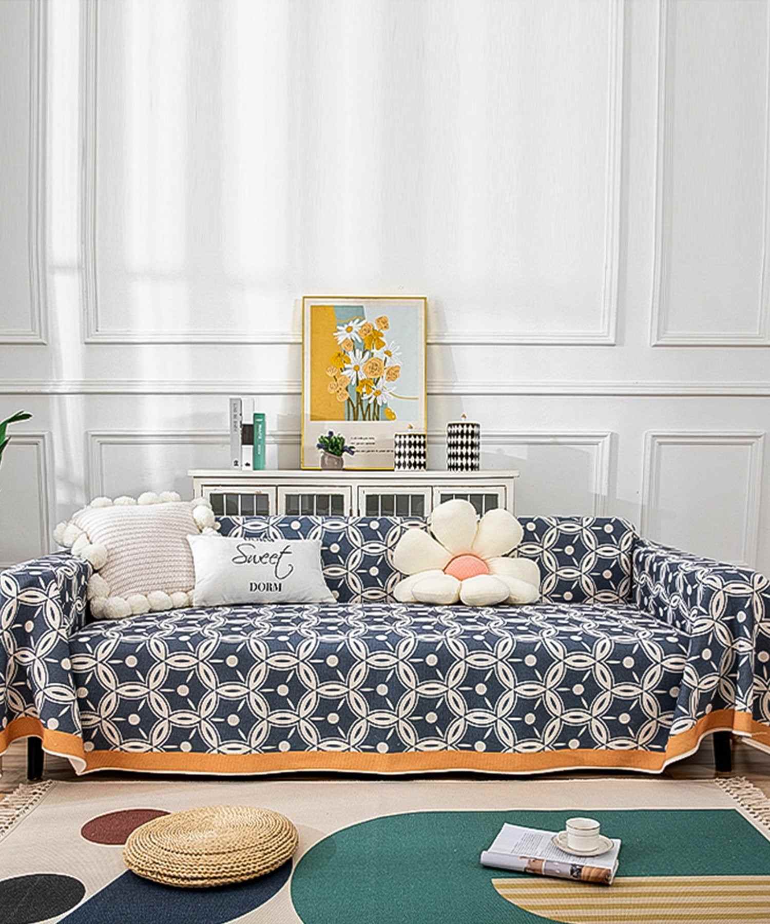 Aimoha All-over Pattern Sofa Cover Multi Cover 【180*220】