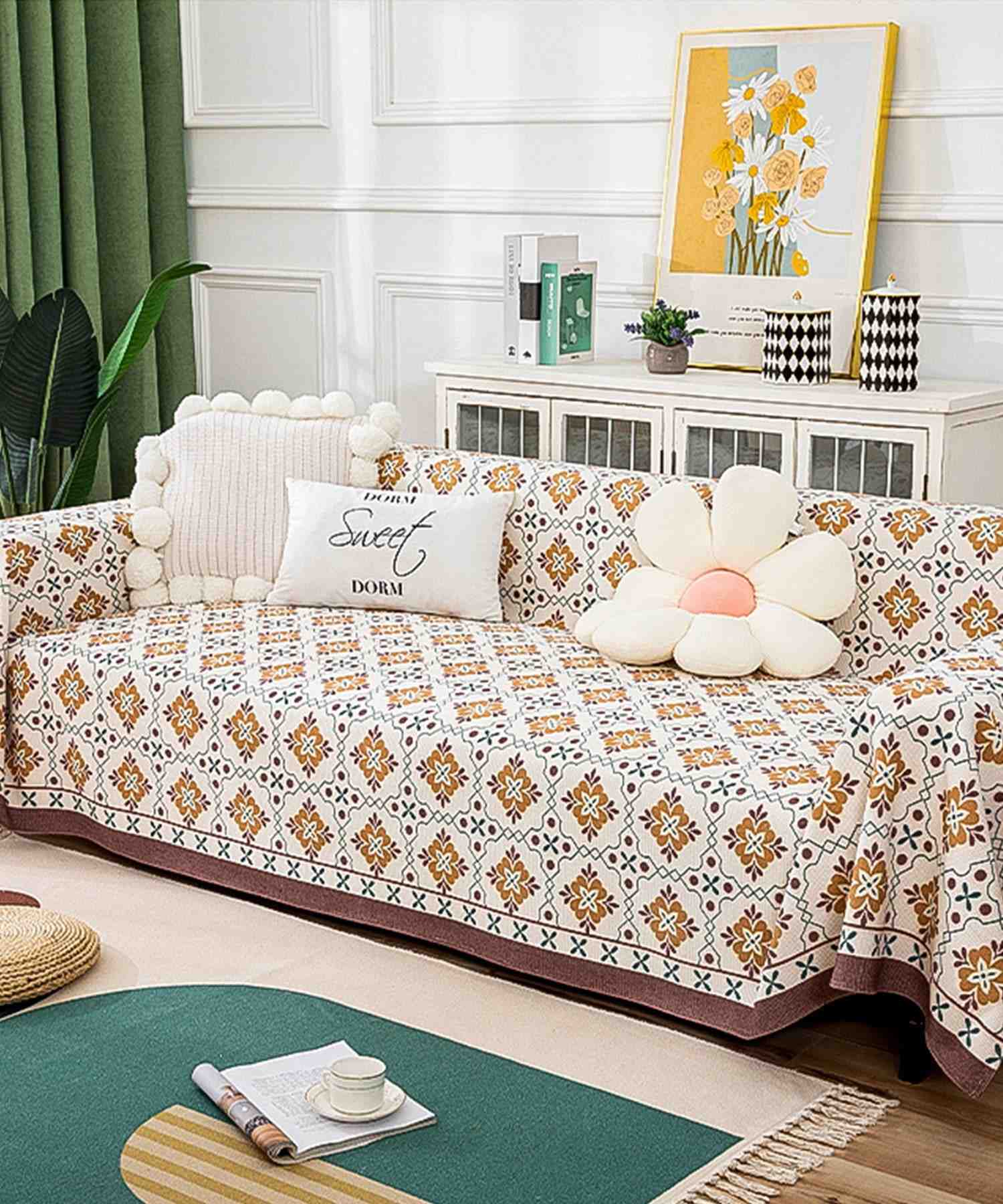 Aimoha All-over Pattern Sofa Cover Multi Cover 【180*220】