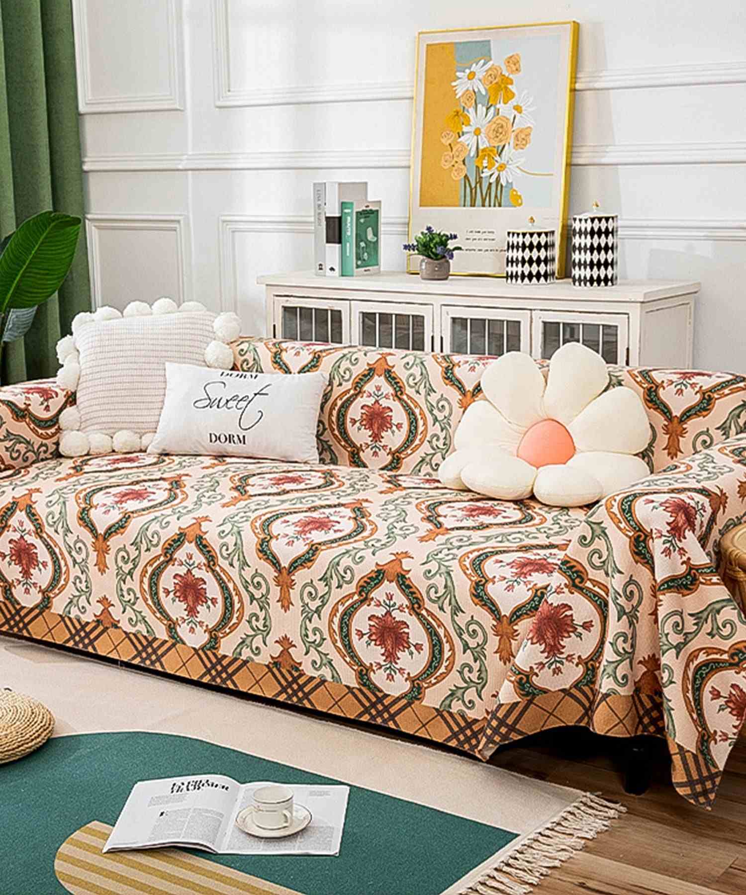 Aimoha All-over Pattern Sofa Cover Multi Cover 【180*220】