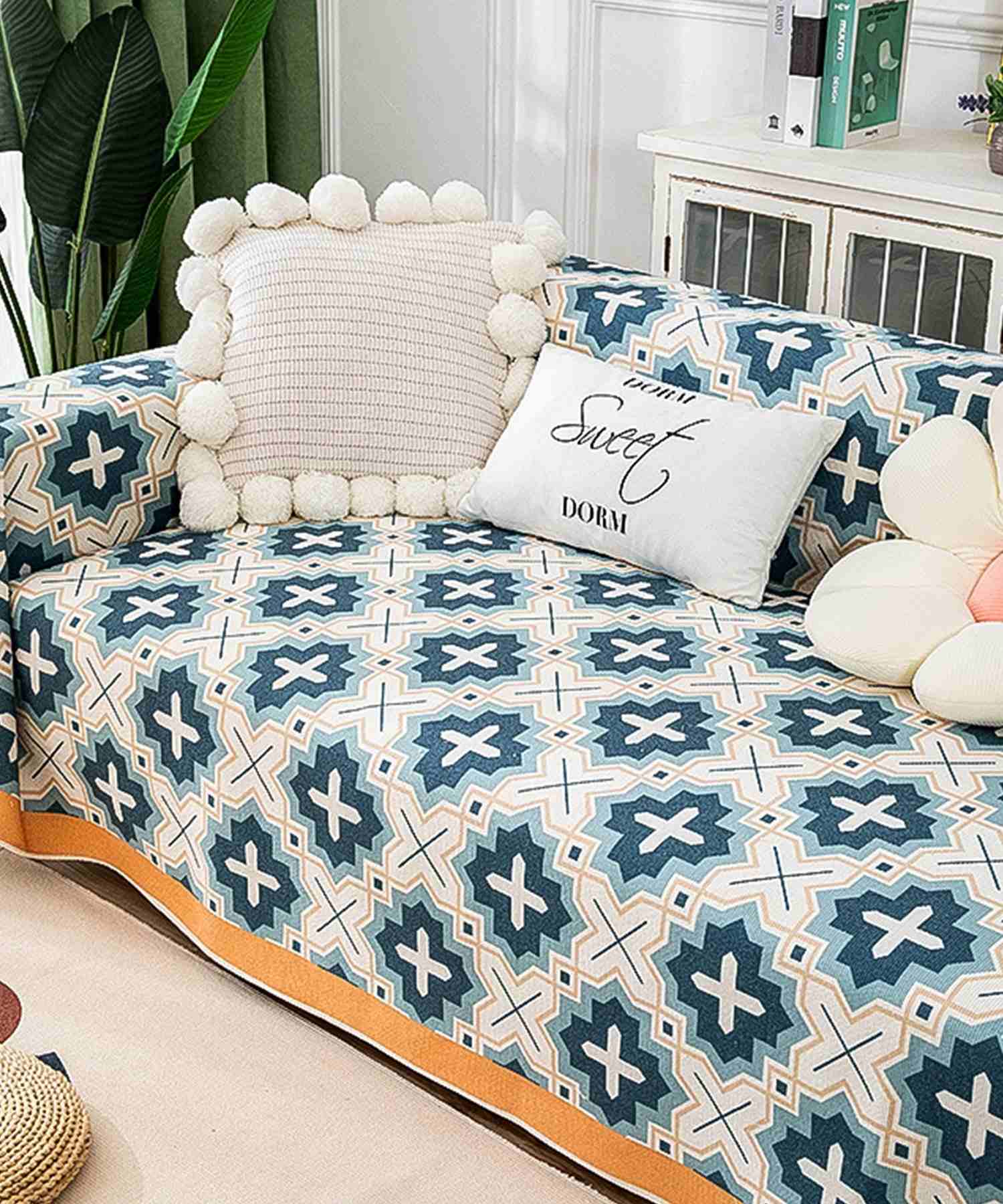 Aimoha All-over Pattern Sofa Cover Multi Cover 【180*220】