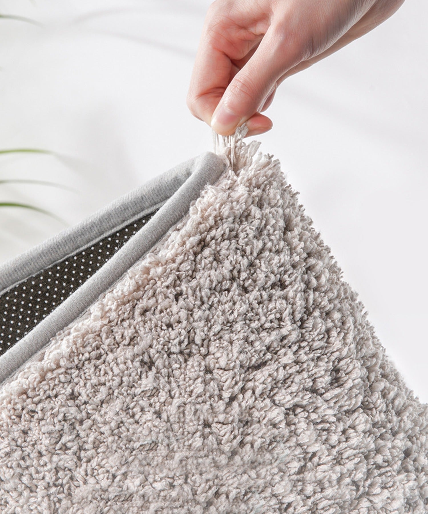 Aimoha Plain Simple Ultra Long Pile Absorbent Bath Mat/Entrance Mat