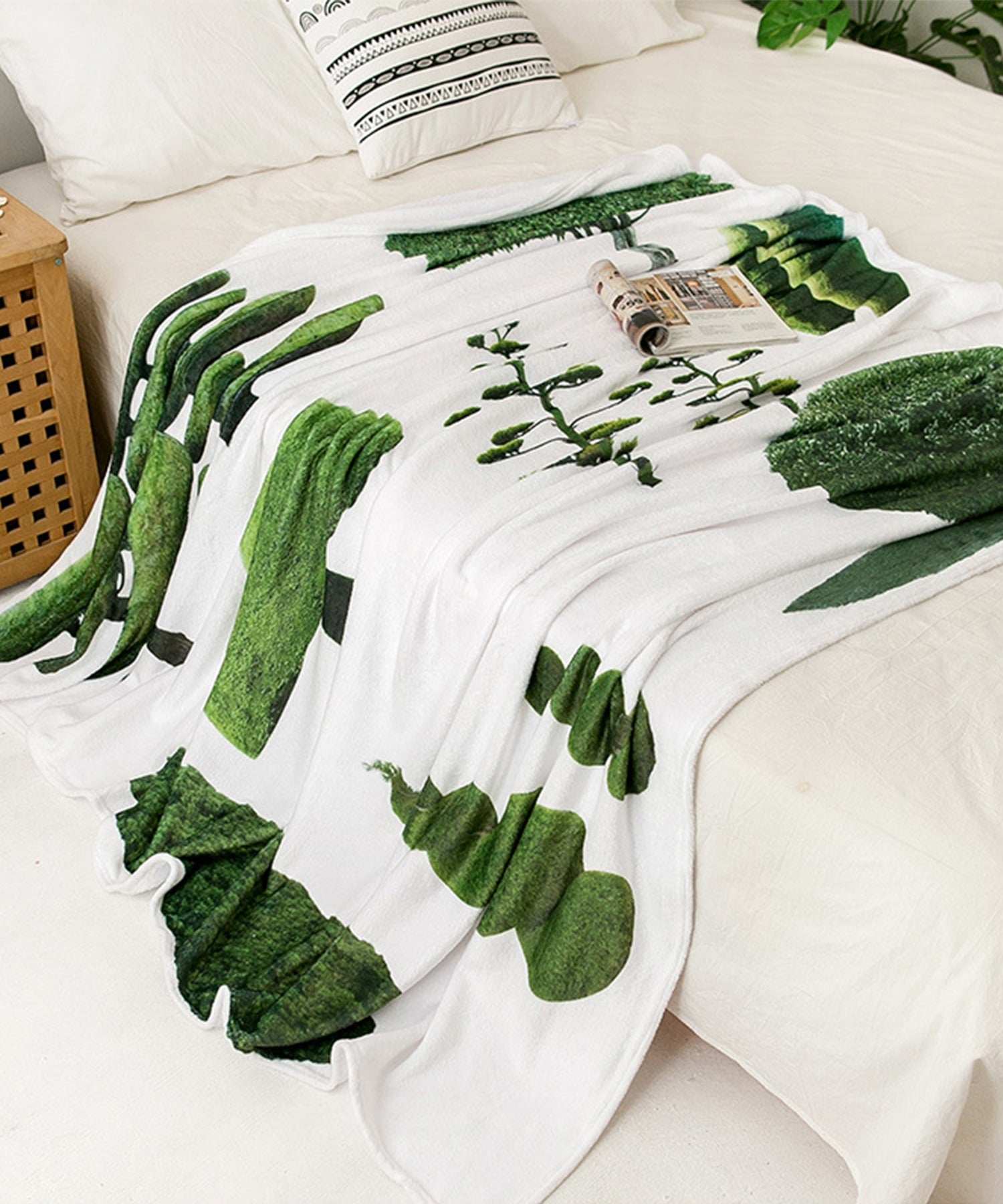 Aimoha Modern Minimalist Pattern Flannel Blanket