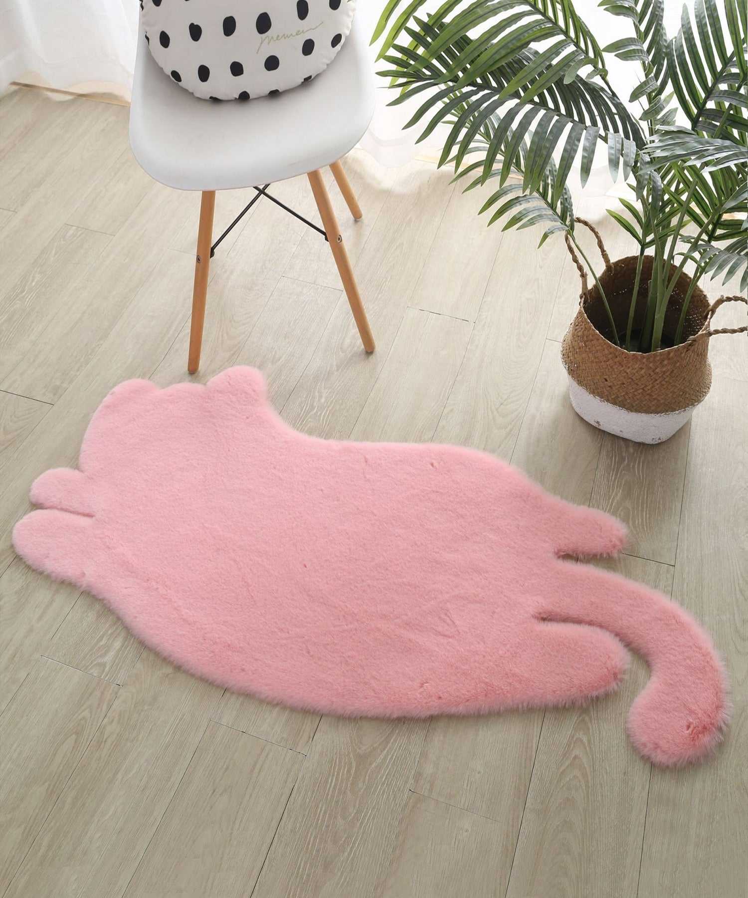Aimoha aimoha home cat-shaped fluffy mat