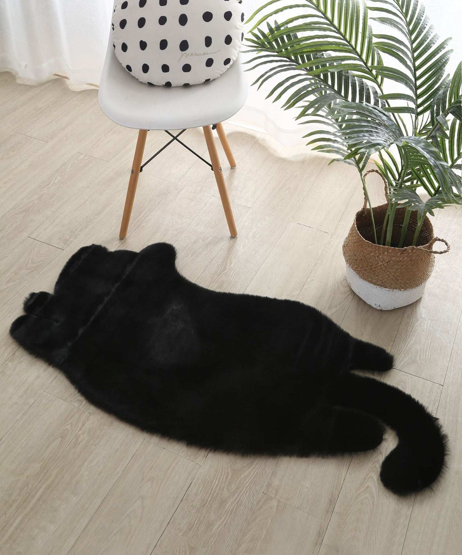 Aimoha aimoha home cat-shaped fluffy mat