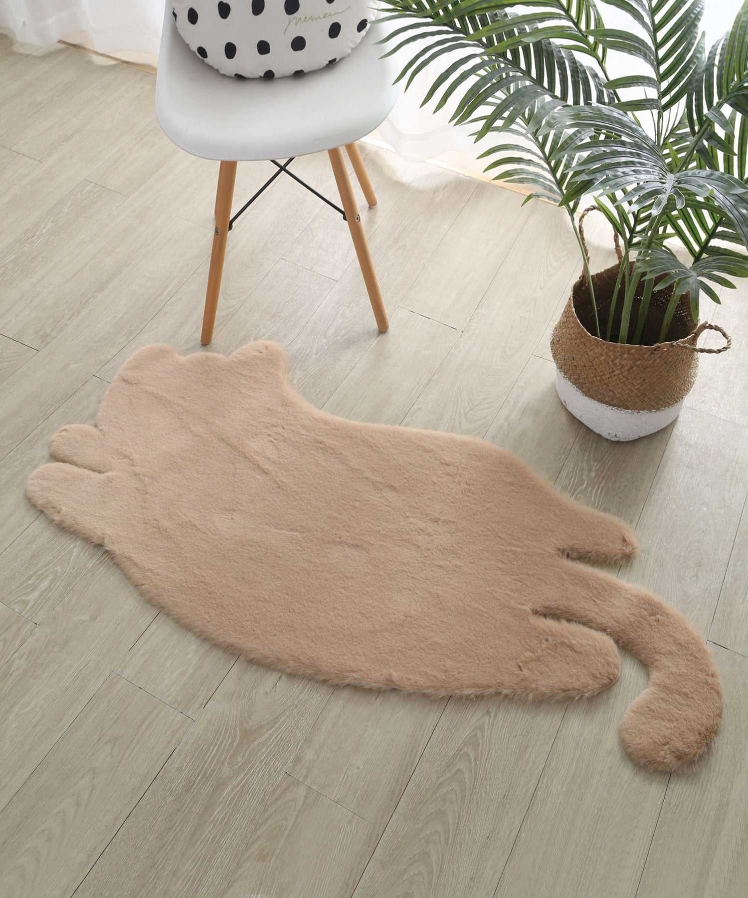 Aimoha aimoha home cat-shaped fluffy mat