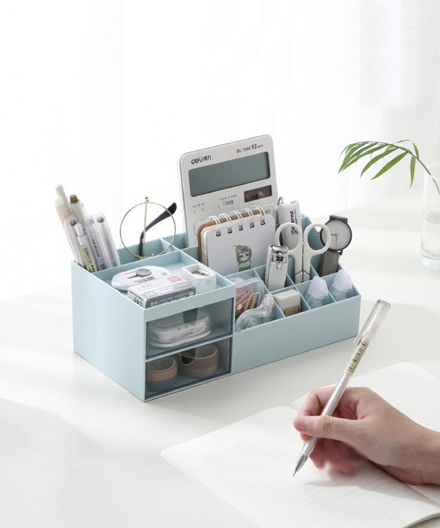 aimoha Makeup Box Cosmetics Storage Cosmetic Storage Box Cosmetic Storage Cosmetic Box white Storage Box Cosmetics Small Item Holder Makeup Storage Desktop Small Item Storage Cosmetic Case