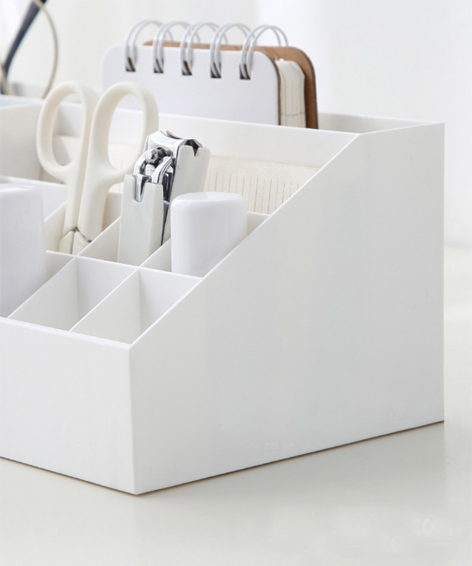 aimoha Makeup Box Cosmetics Storage Cosmetic Storage Box Cosmetic Storage Cosmetic Box white Storage Box Cosmetics Small Item Holder Makeup Storage Desktop Small Item Storage Cosmetic Case