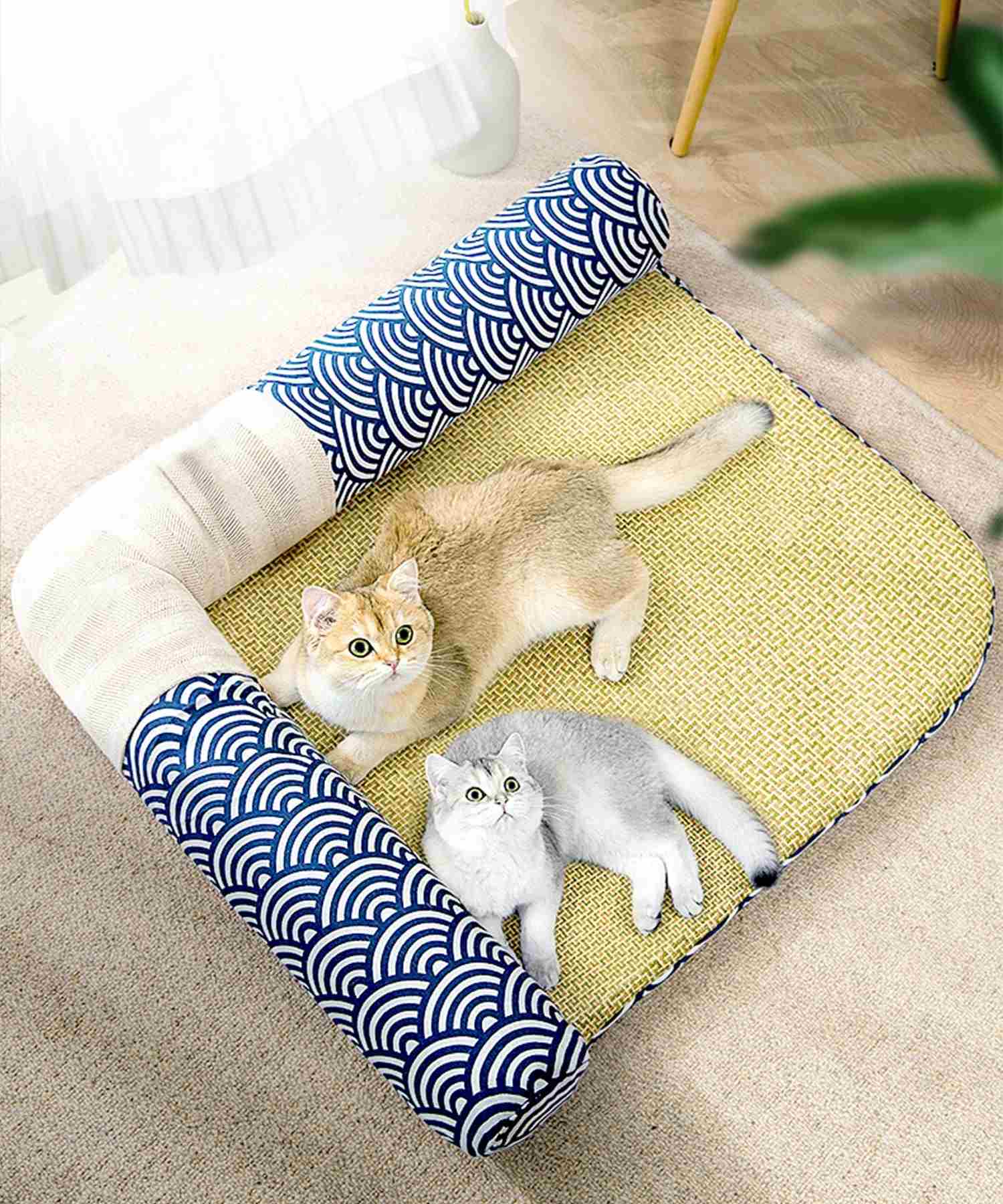Aimoha Japanese-style Cool Washable Pet Bed 【Non-returnable item】