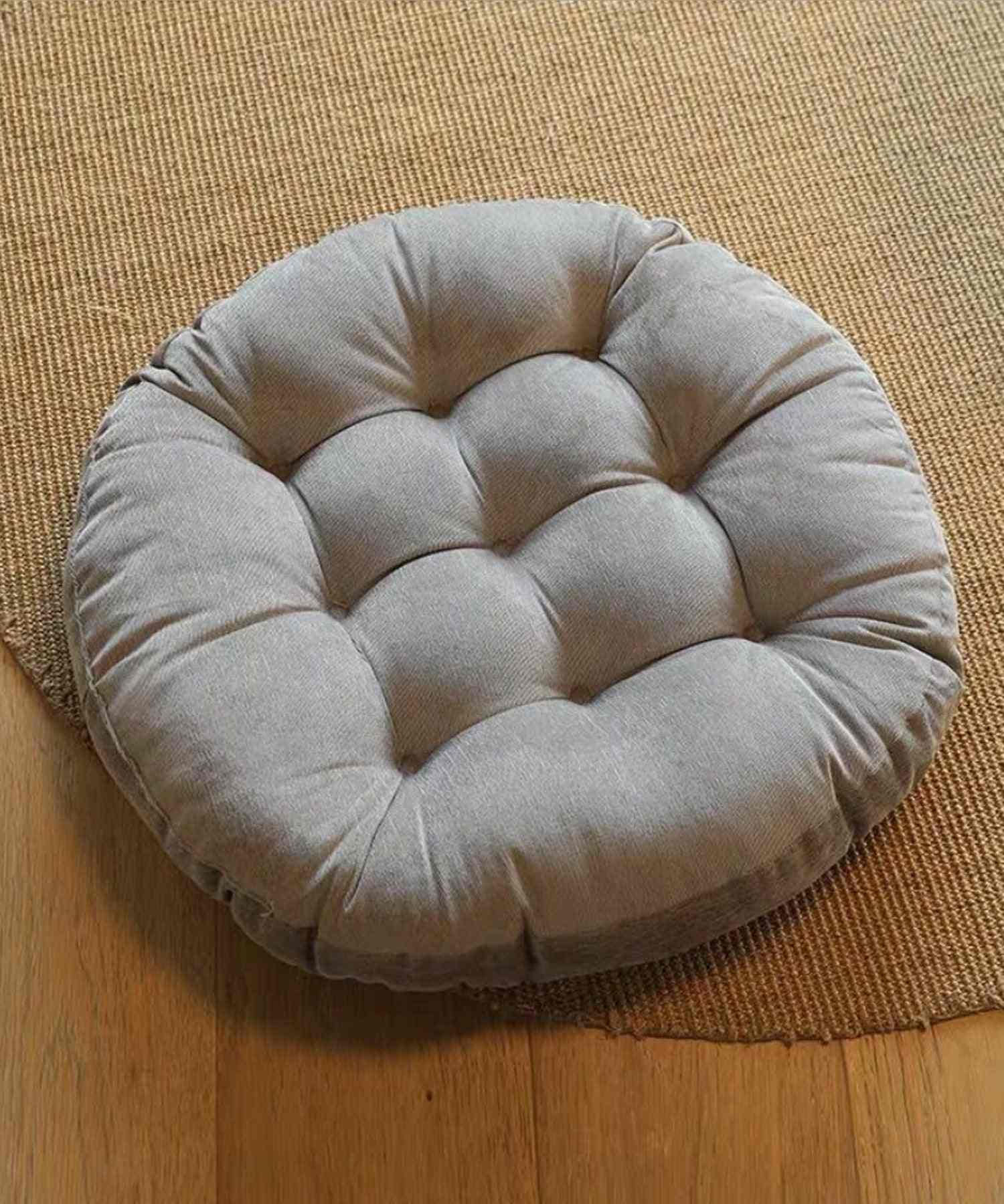 aimoha New Release Fluffy Plain Round Cushion