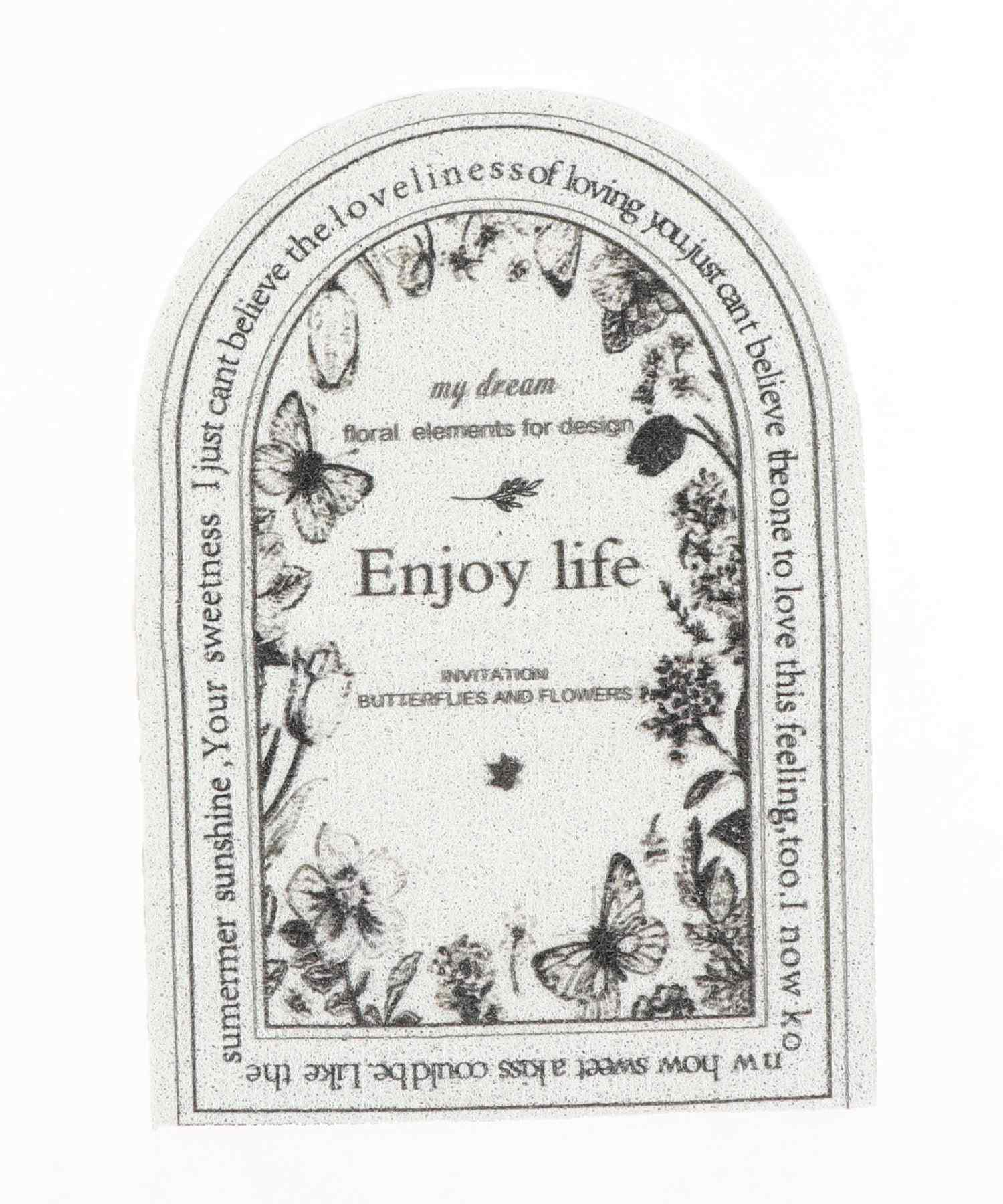 アイモハ aimoha ボタニカル柄 玄関マット/トイレマット