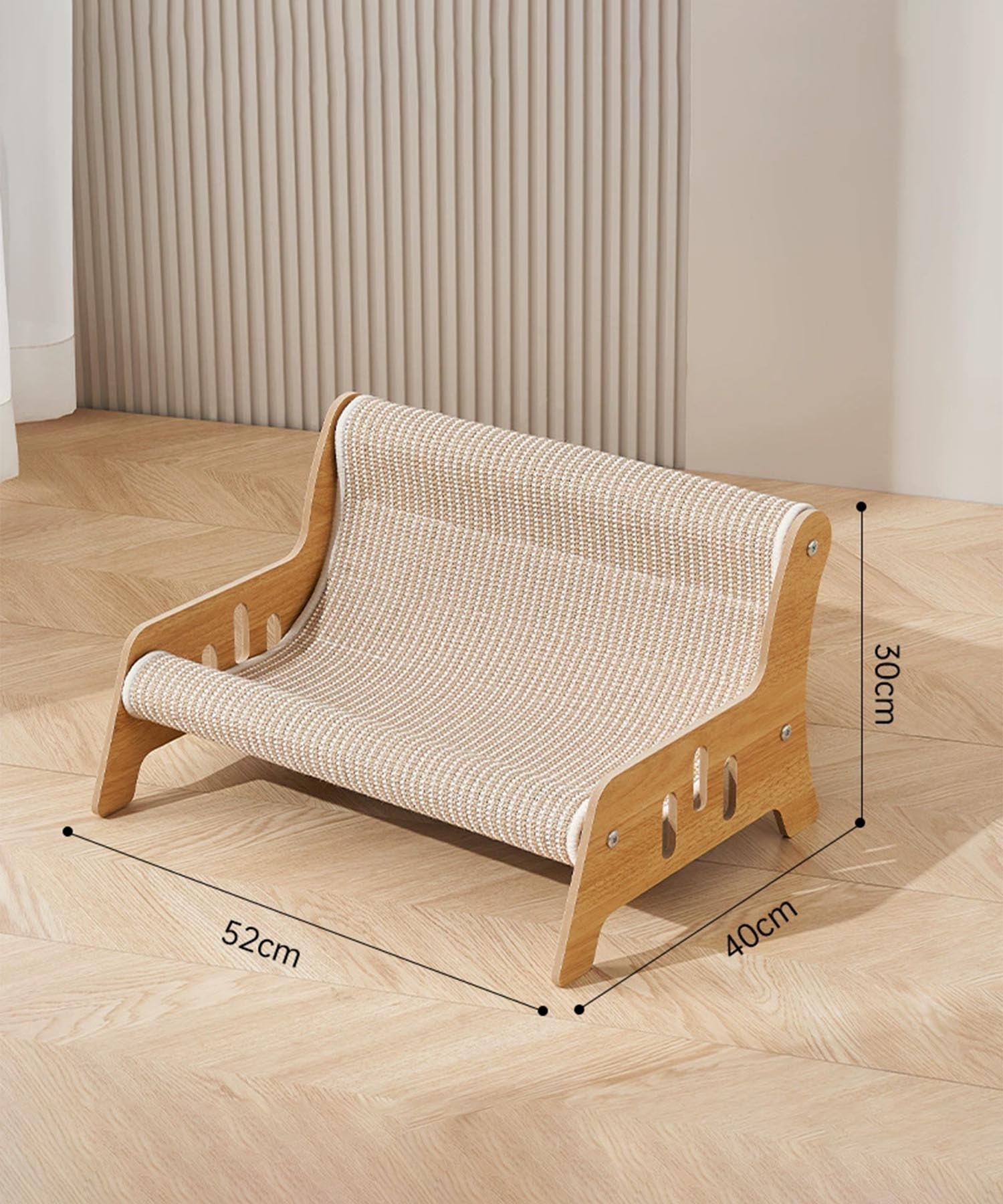 アイモハ aimoha aimoha home/2WAY 爪研ぎ ペットベンチ 【返品不可商品】 （ベージュ） ベージュ
