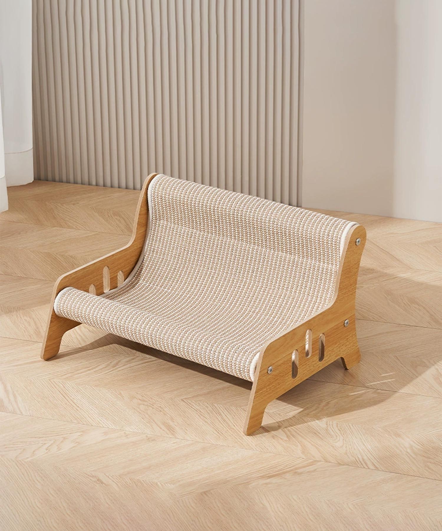 アイモハ aimoha aimoha home/2WAY 爪研ぎ ペットベンチ 【返品不可商品】 （ベージュ） ベージュ