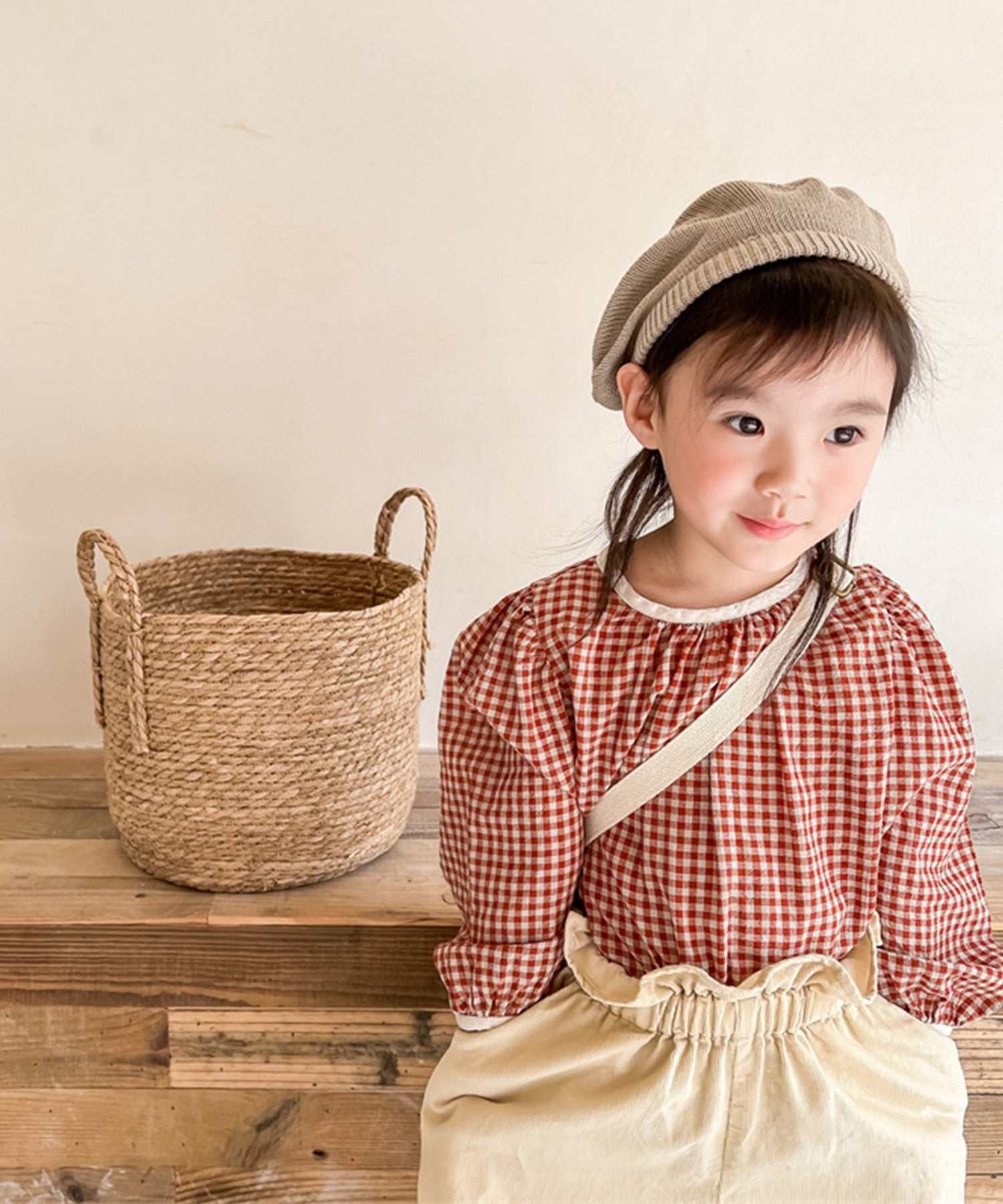Aimoha aimoha - KIDS - Gingham Check Girly Blouse