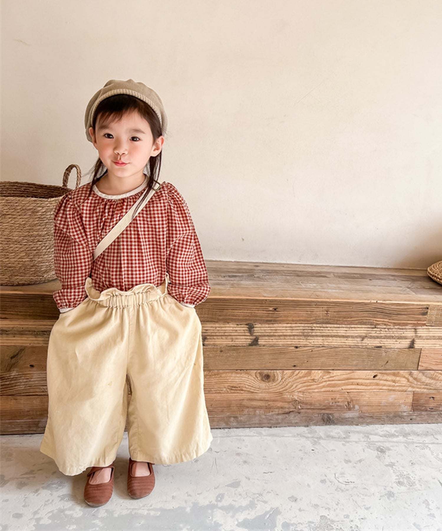 Aimoha aimoha - KIDS - Gingham Check Girly Blouse