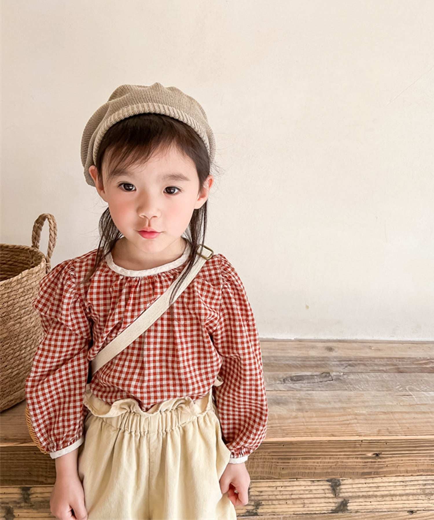 Aimoha aimoha - KIDS - Gingham Check Girly Blouse