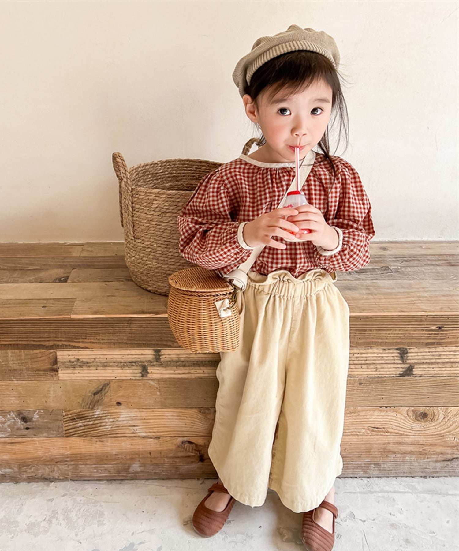 Aimoha aimoha - KIDS - Gingham Check Girly Blouse