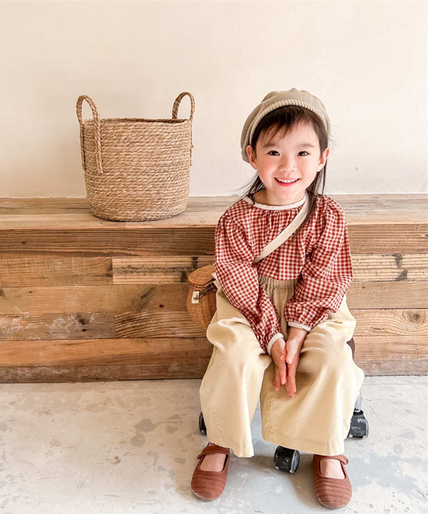 Aimoha aimoha - KIDS - Gingham Check Girly Blouse