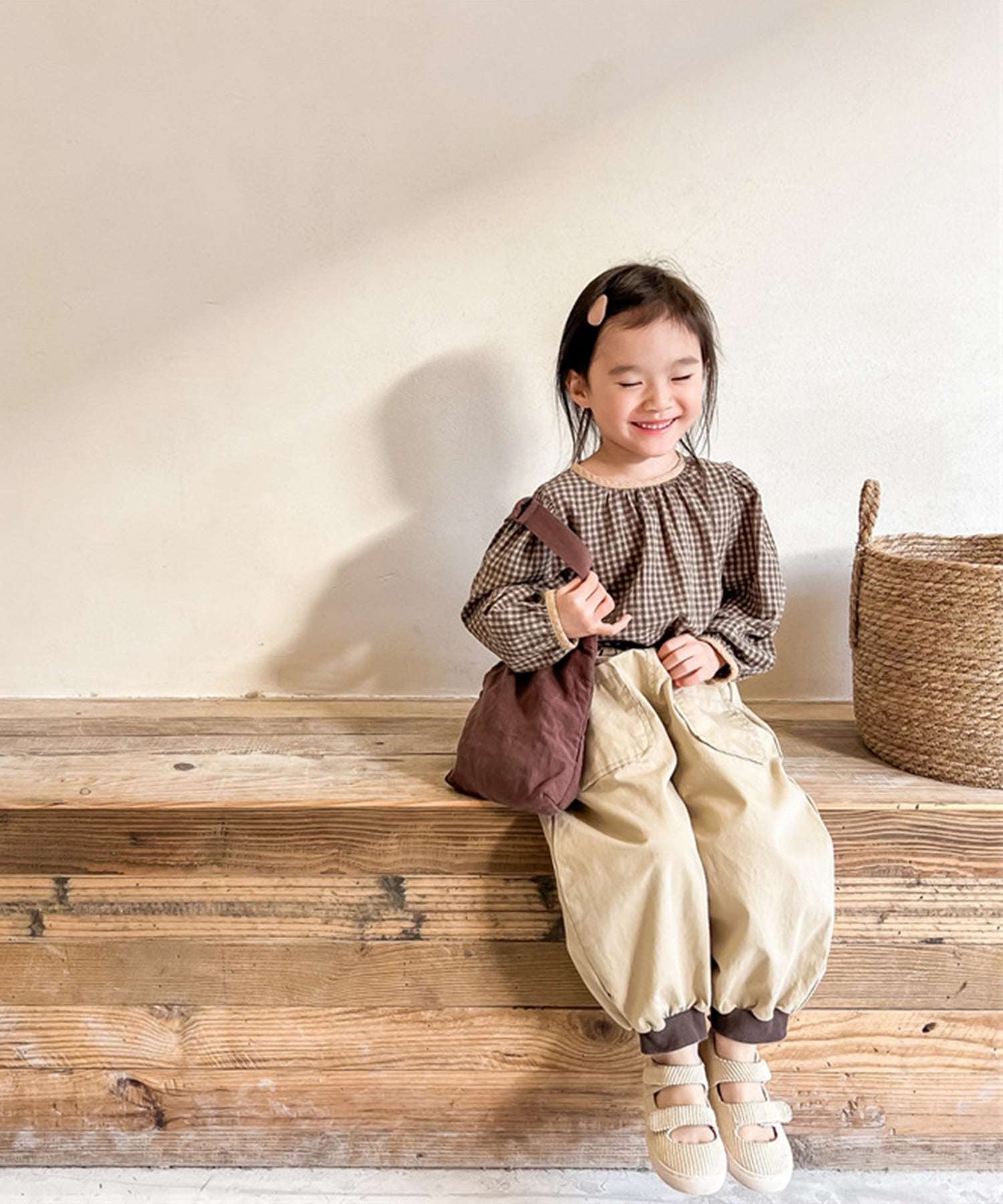 Aimoha aimoha - KIDS - Gingham Check Girly Blouse