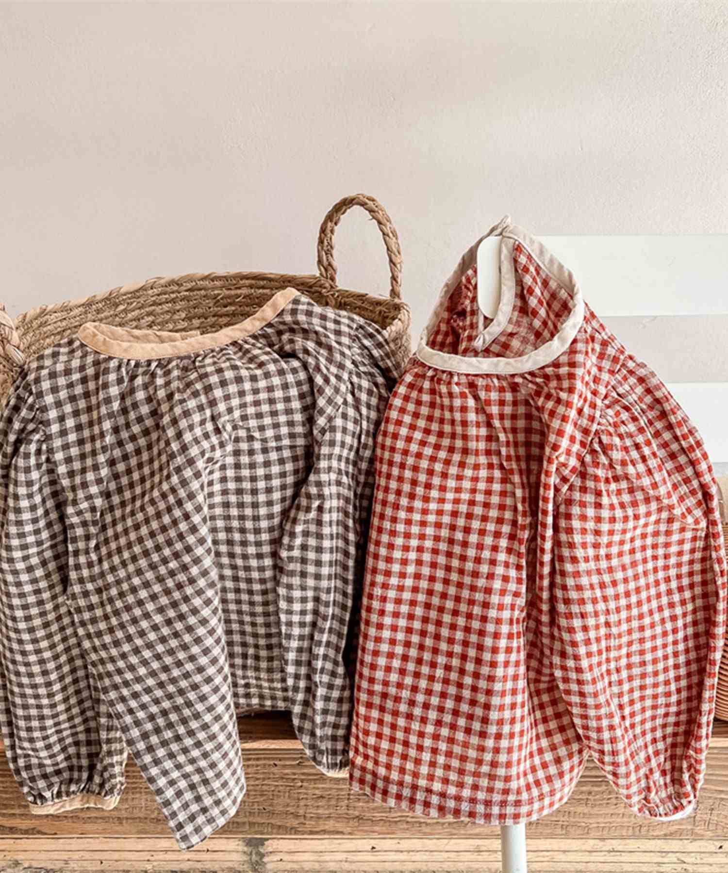 Aimoha aimoha - KIDS - Gingham Check Girly Blouse