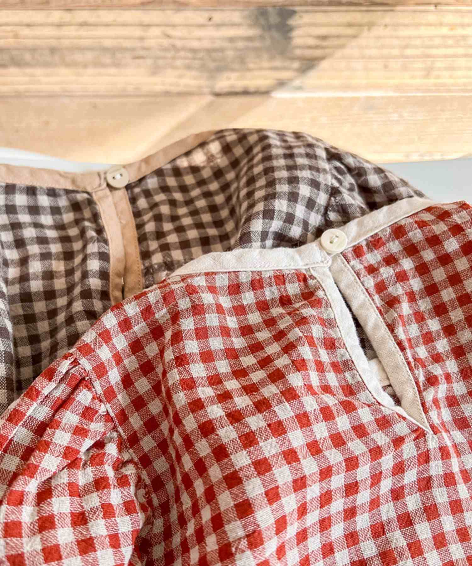 Aimoha aimoha - KIDS - Gingham Check Girly Blouse