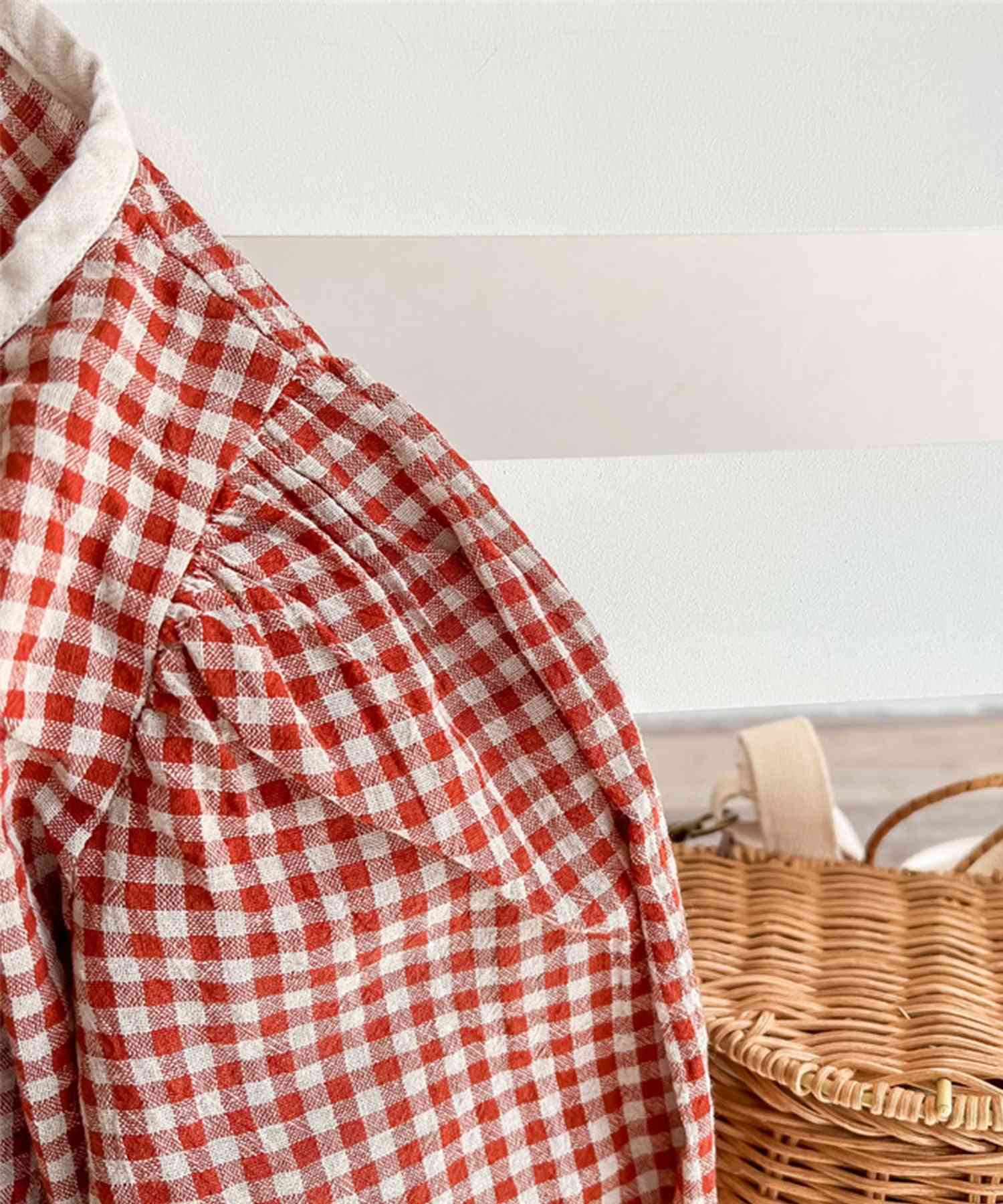 Aimoha aimoha - KIDS - Gingham Check Girly Blouse