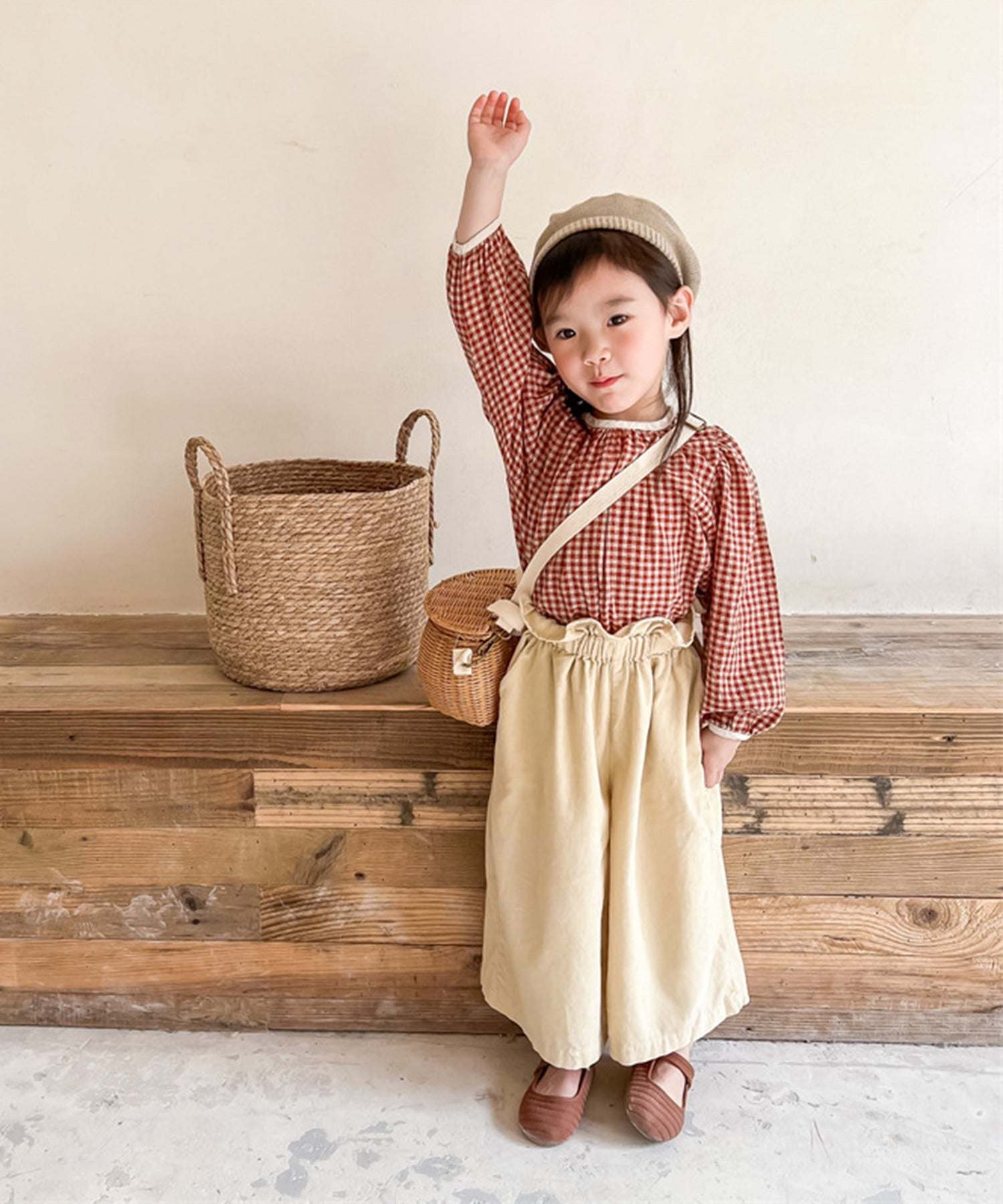 Aimoha aimoha - KIDS - Gingham Check Girly Blouse